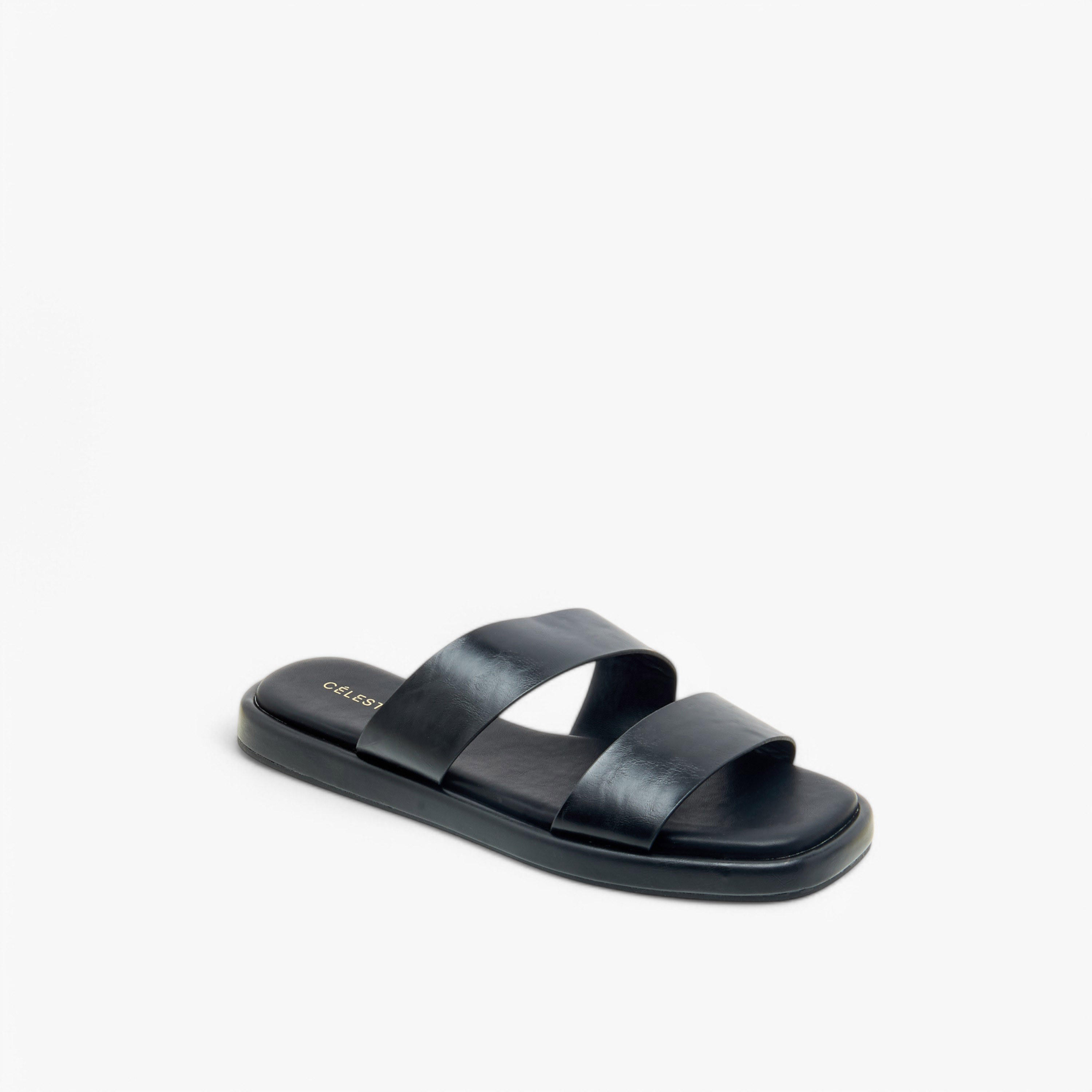 Celeste Women's Solid Slip-On Flat Sandals-women-shoes-flats-sandals-image-2