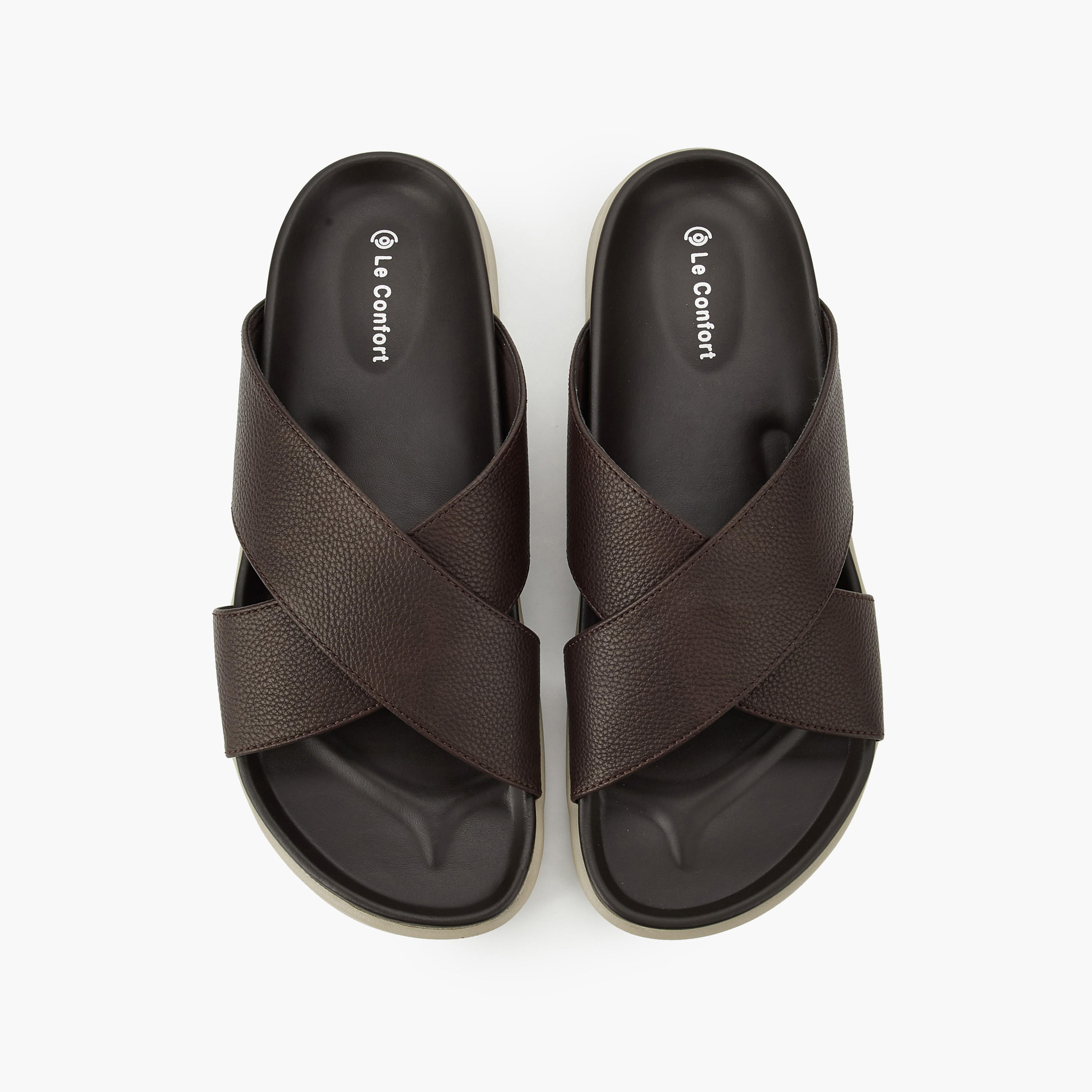 صندل للرجال بأحزمة متقاطعة من لو كونفورت-men-shoes-sandals-image-6
