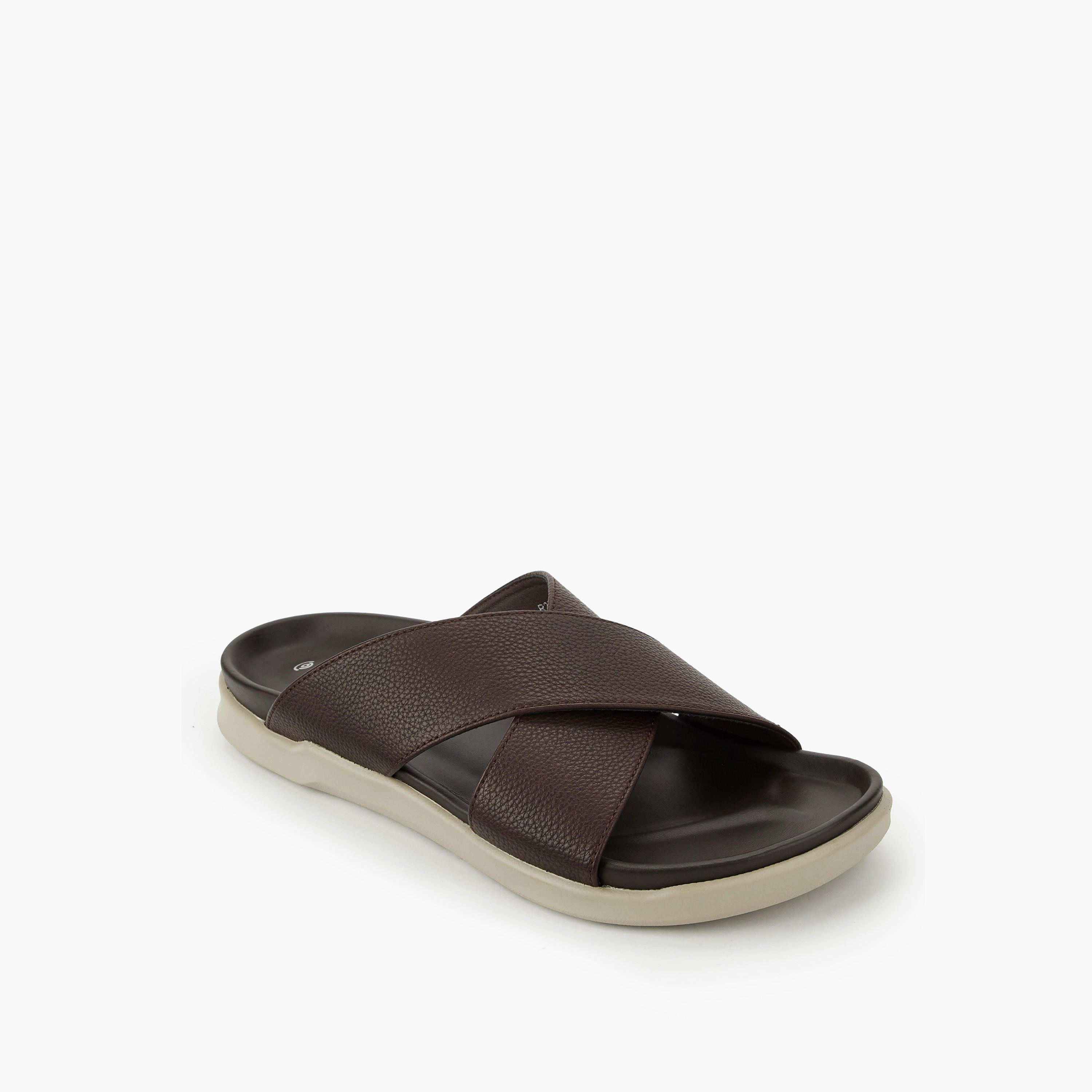 صندل للرجال بأحزمة متقاطعة من لو كونفورت-men-shoes-sandals-image-4