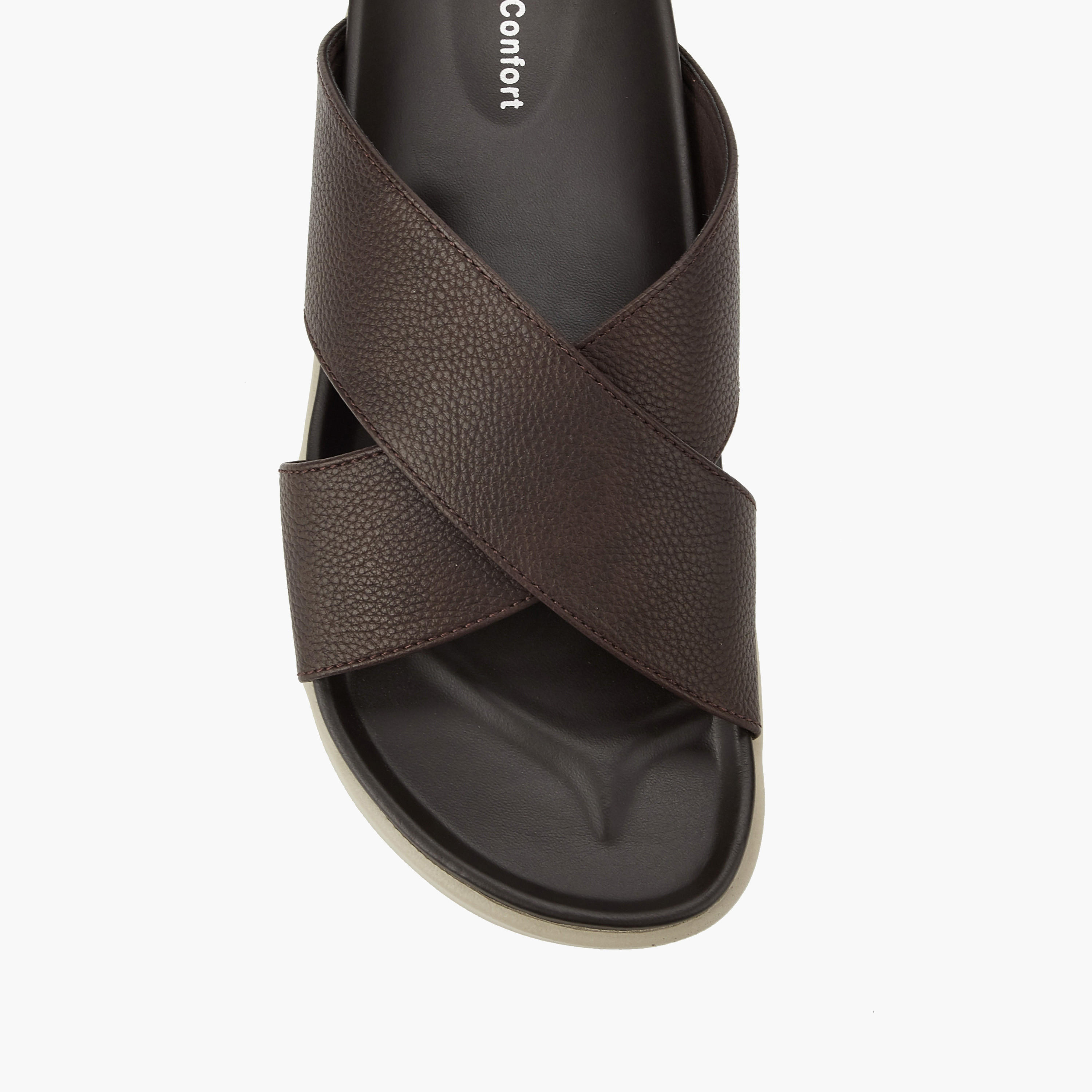 صندل للرجال بأحزمة متقاطعة من لو كونفورت-men-shoes-sandals-image-3