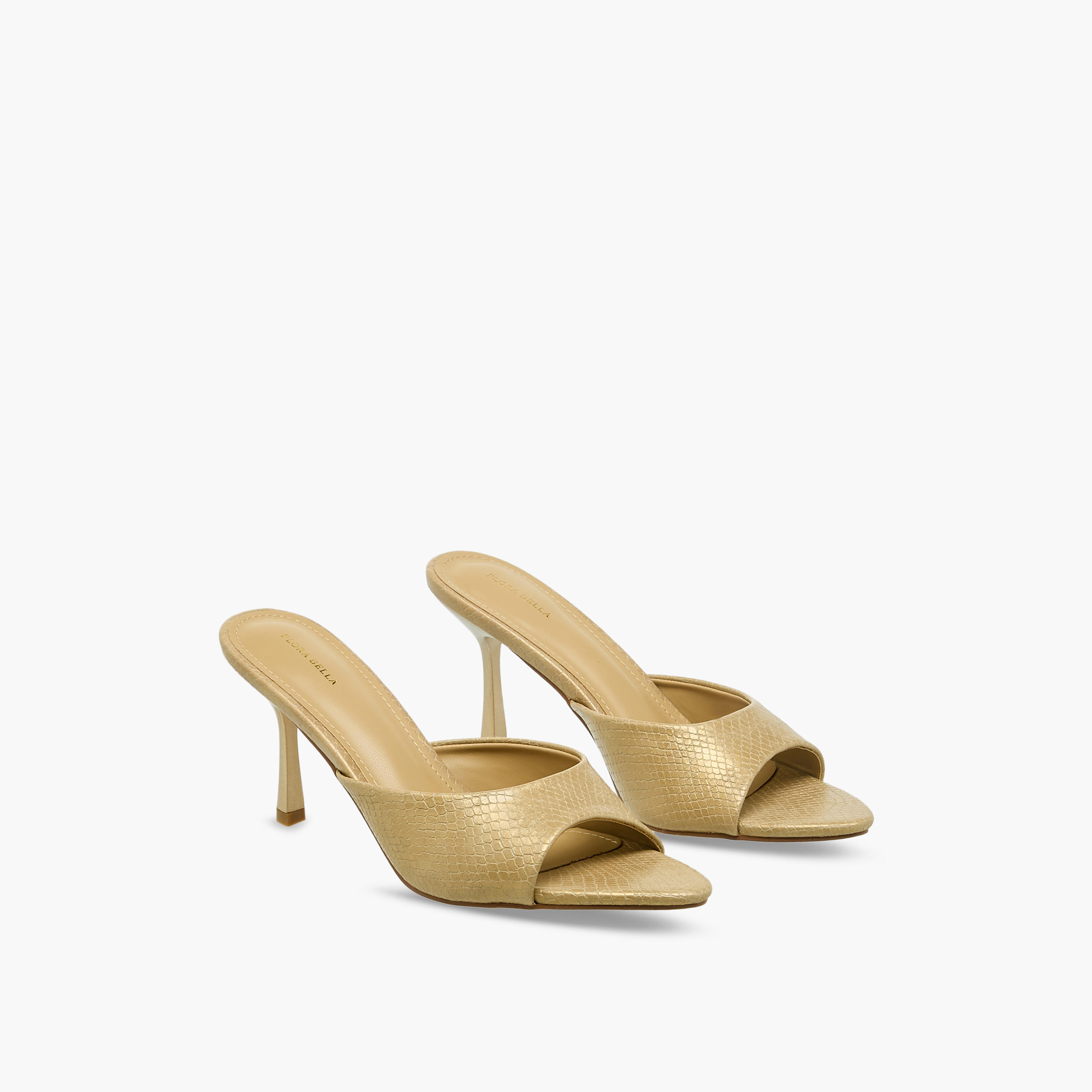 Flora Bella Women Textured Cone Heel Sandals-women-shoes-sandals-heeled-image-1