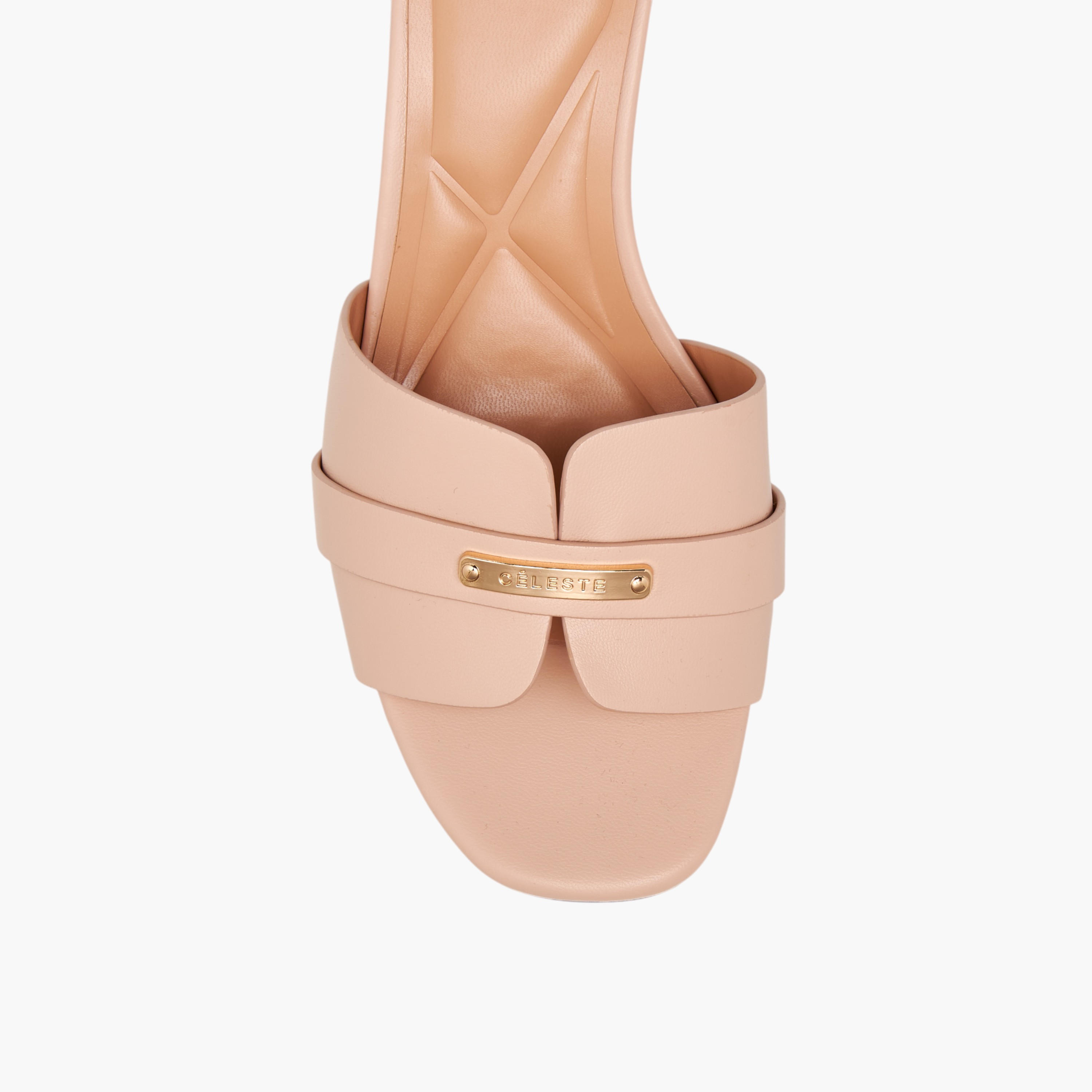 Celeste Women's Solid Slip-On Sandals with Flared Heels-women-shoes-sandals-heeled-image-4