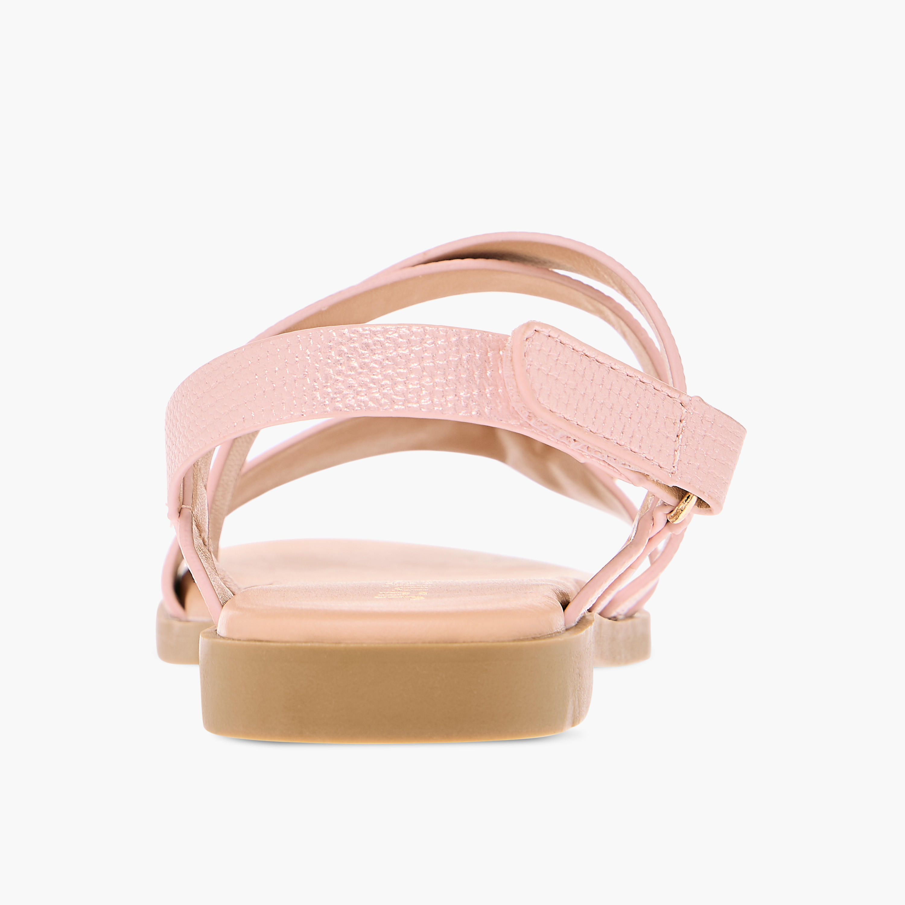 صندل مزيّن بفيونكة بشريط إغلاق لاصق من جونيورز-girls-shoes-sandals-image-1