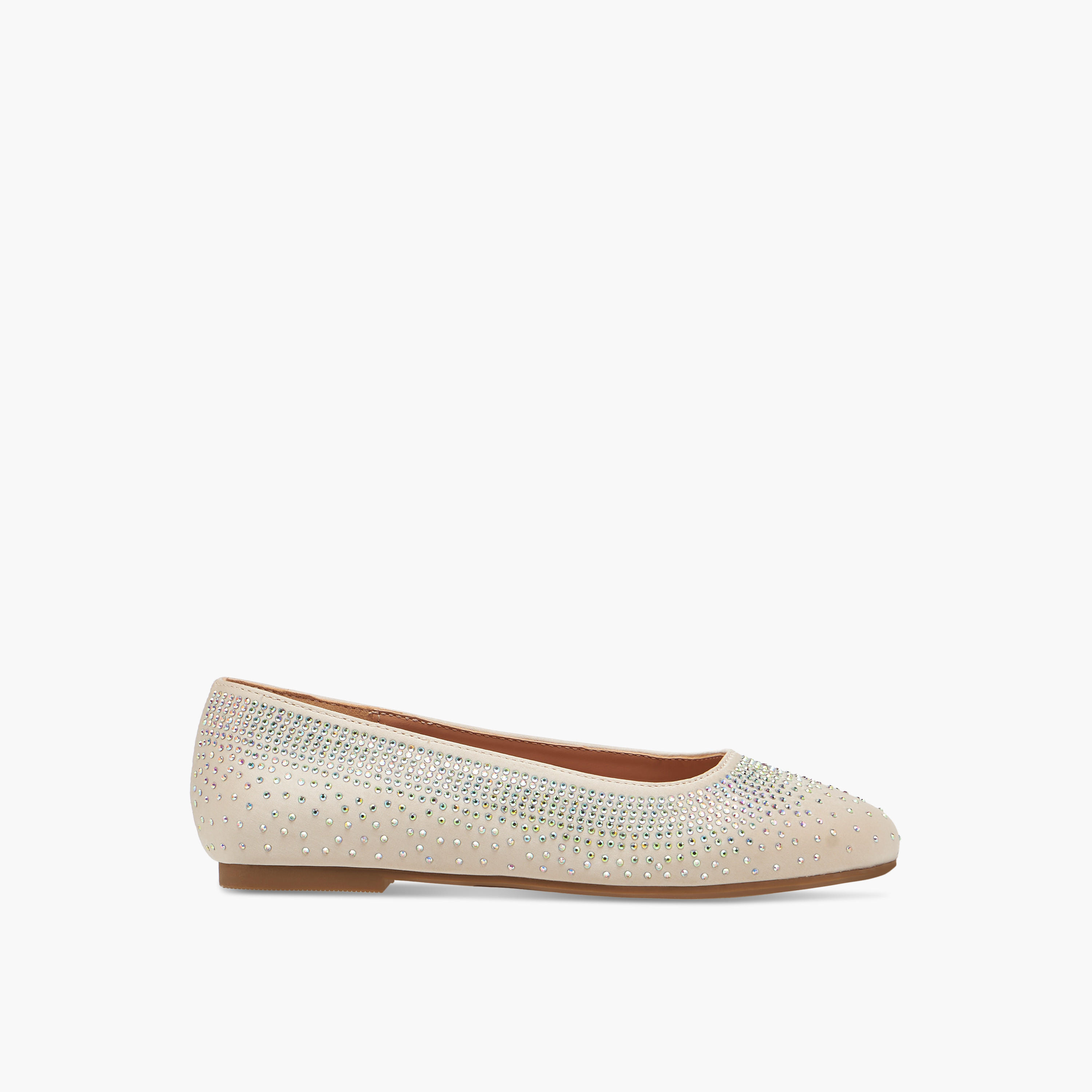 Celeste Girl's Rhinestone Embellished Slip-On Ballerina Shoes-girls-shoes-ballerinas-image-3