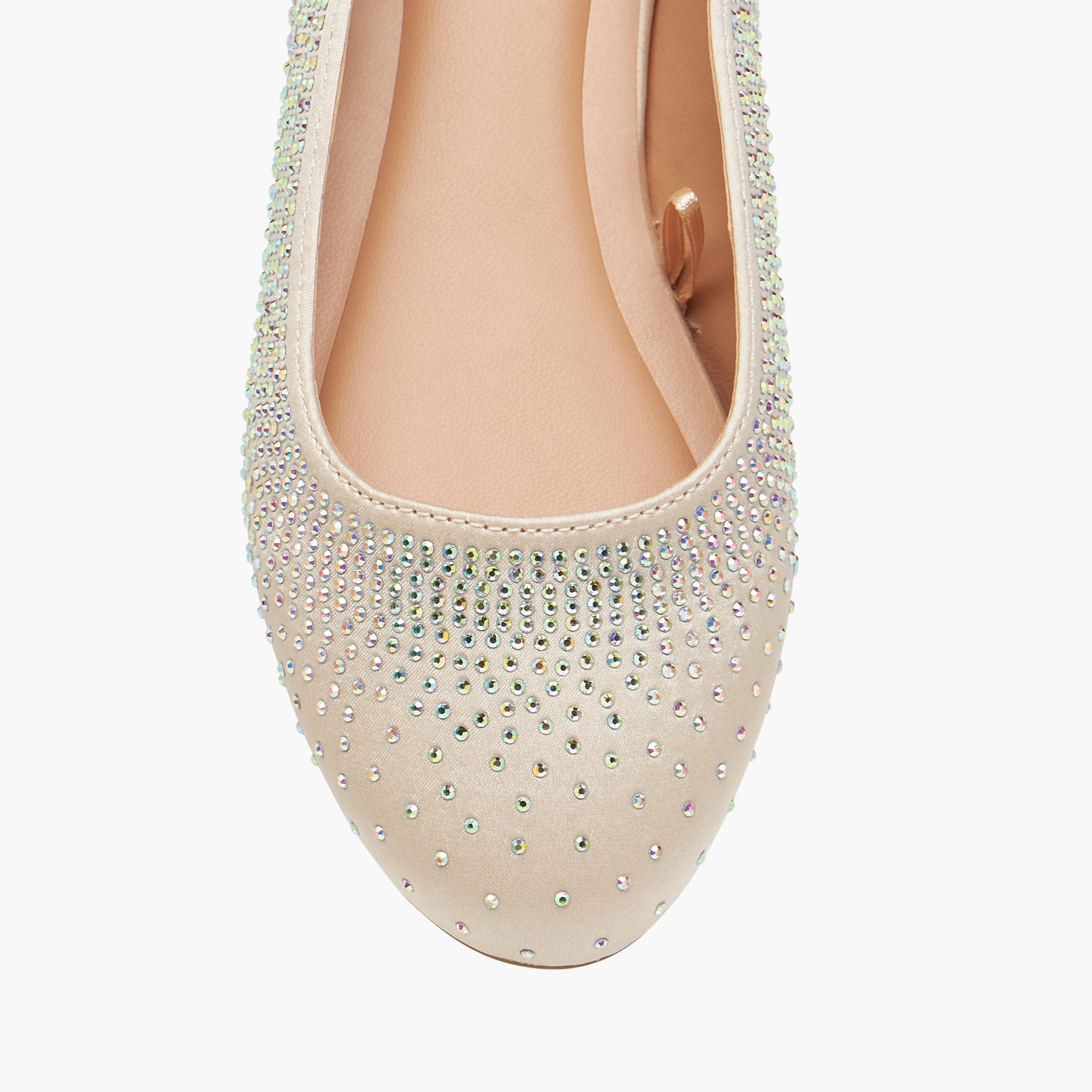 Celeste Girl's Rhinestone Embellished Slip-On Ballerina Shoes-girls-shoes-ballerinas-image-4