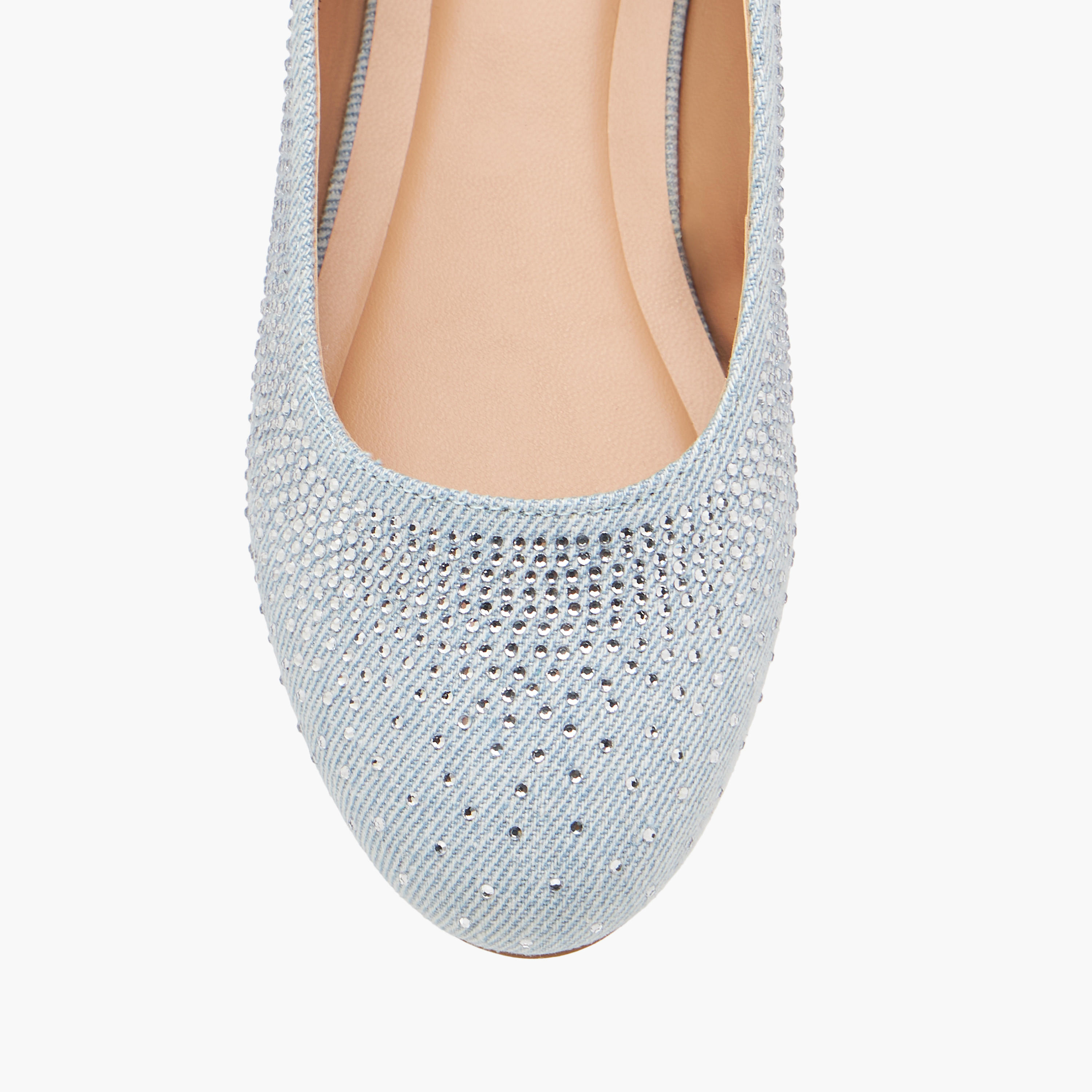 Celeste Girl's Rhinestone Embellished Slip-On Ballerina Shoes-girls-shoes-ballerinas-image-4