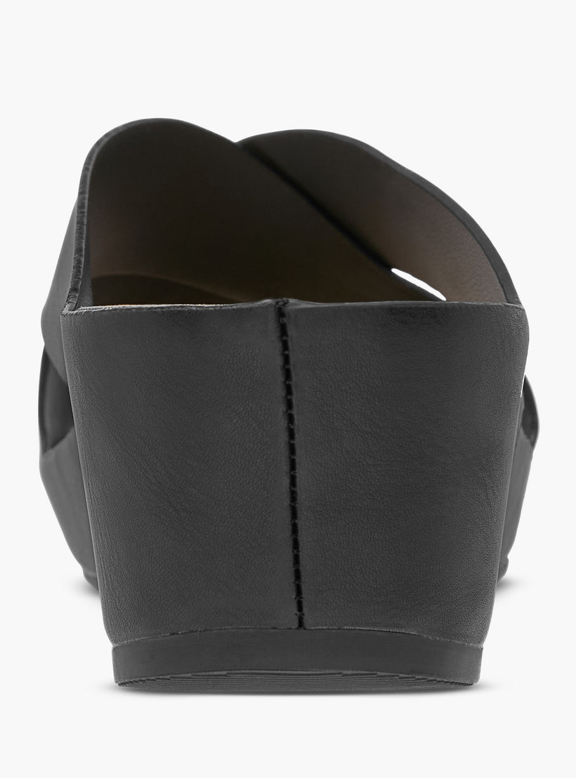 Le Confort Solid Cross Strap Comfort Sandals with Wedge Heels-women-shoes-sandals-heeled-image-5