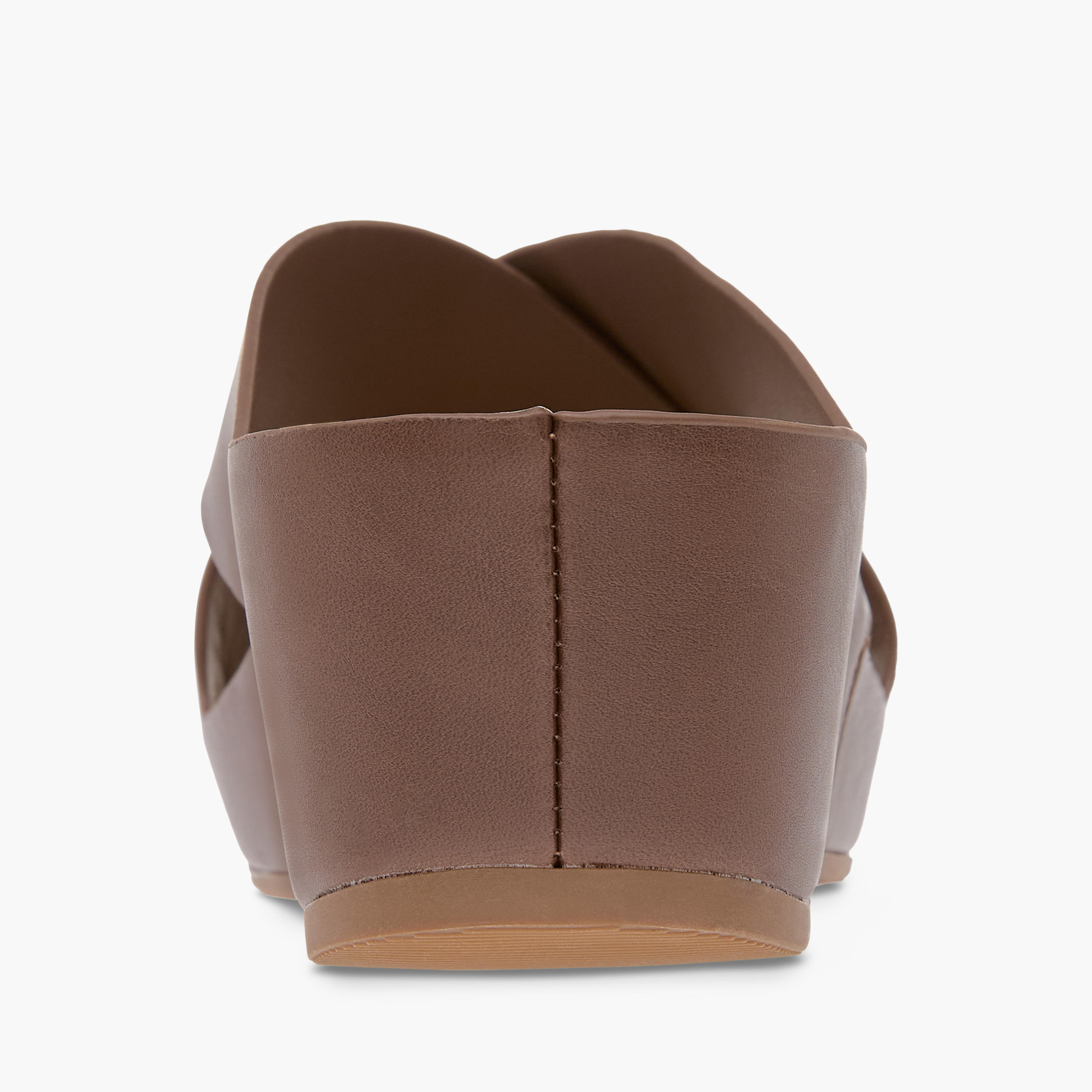 Le Confort Solid Cross Strap Comfort Sandals with Wedge Heels-women-shoes-sandals-heeled-image-5