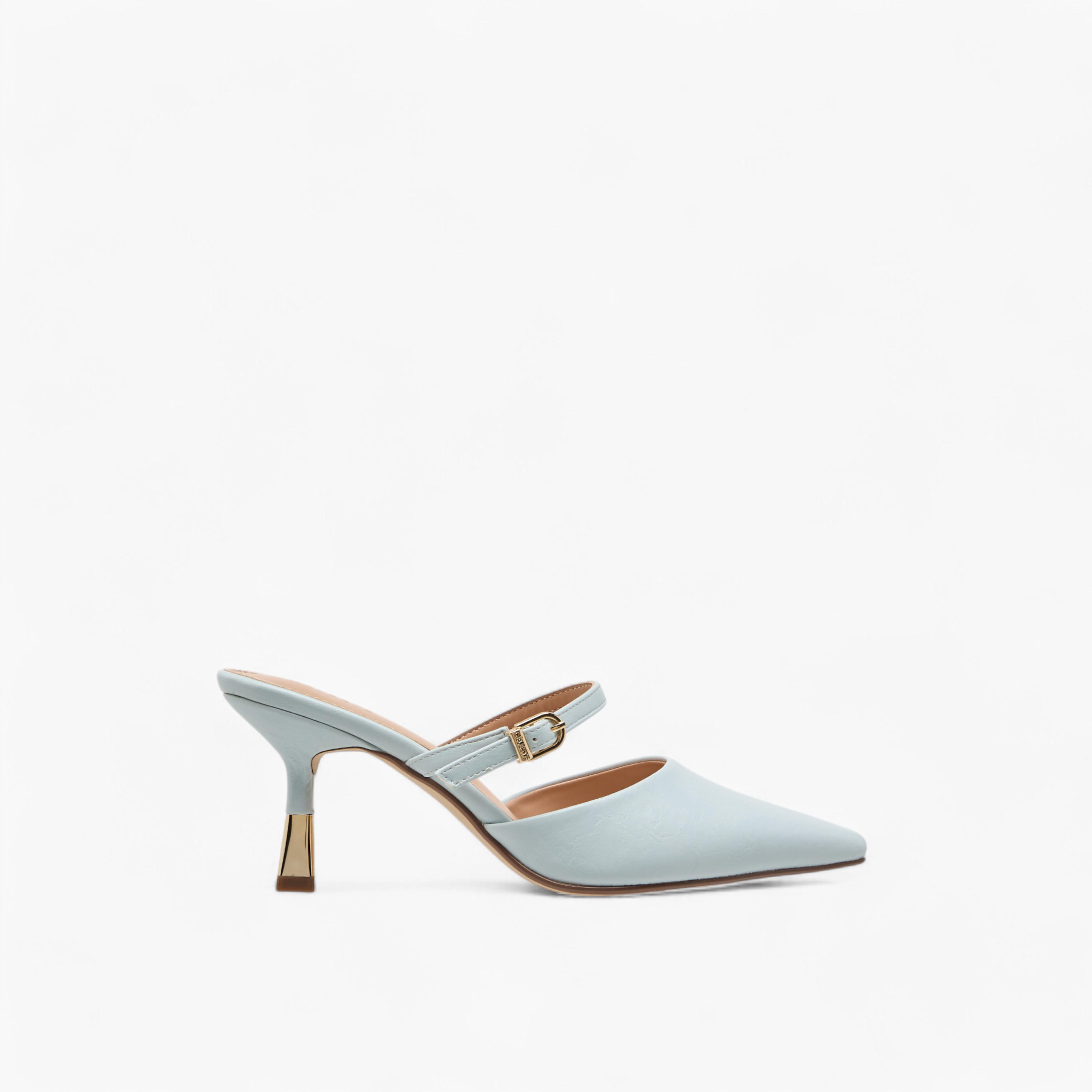 Celeste Women's Solid Slip-On Mules with Stilettos Heels-women-shoes-heels-image-3