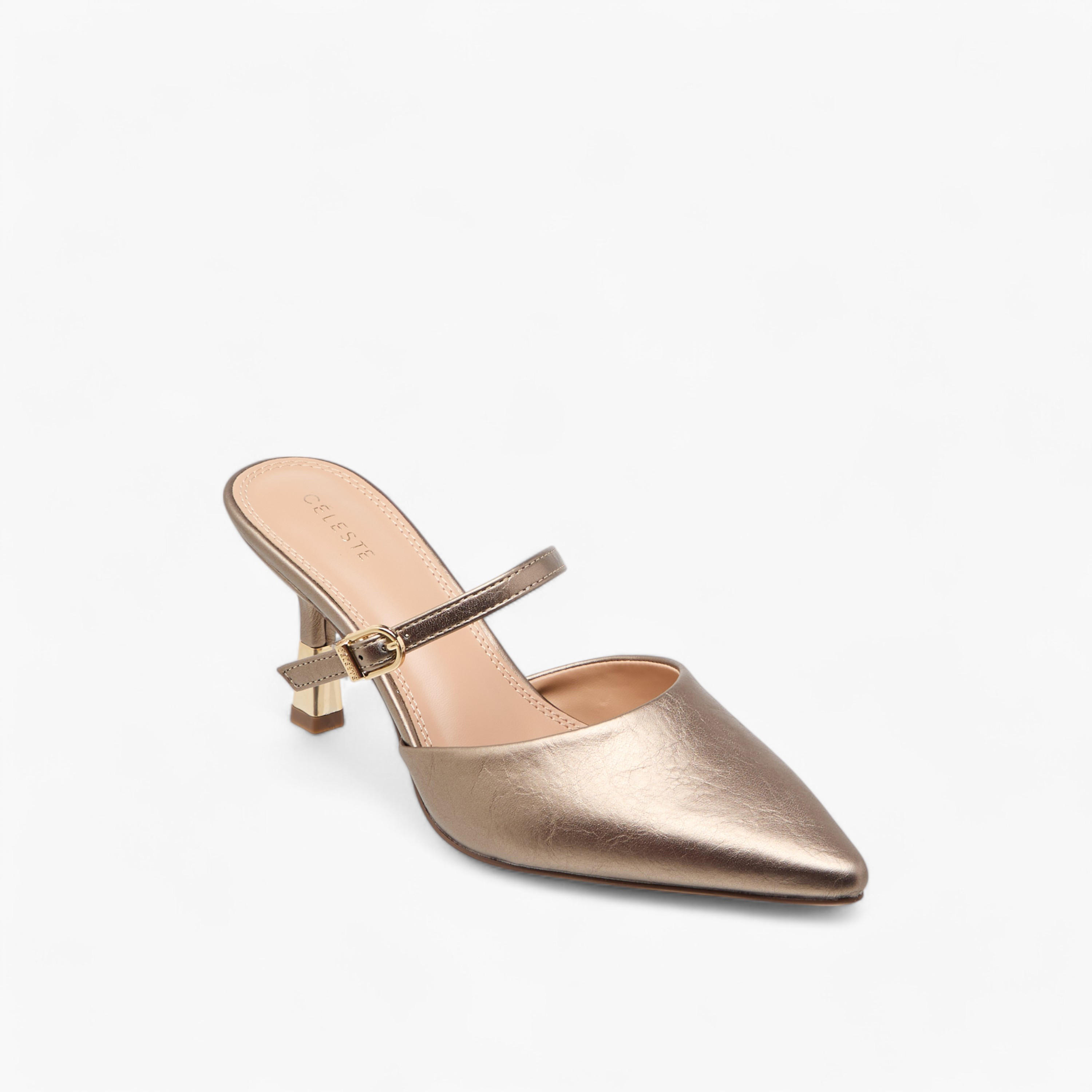 Celeste Women's Solid Slip-On Mules with Stilettos Heels-women-shoes-heels-image-2