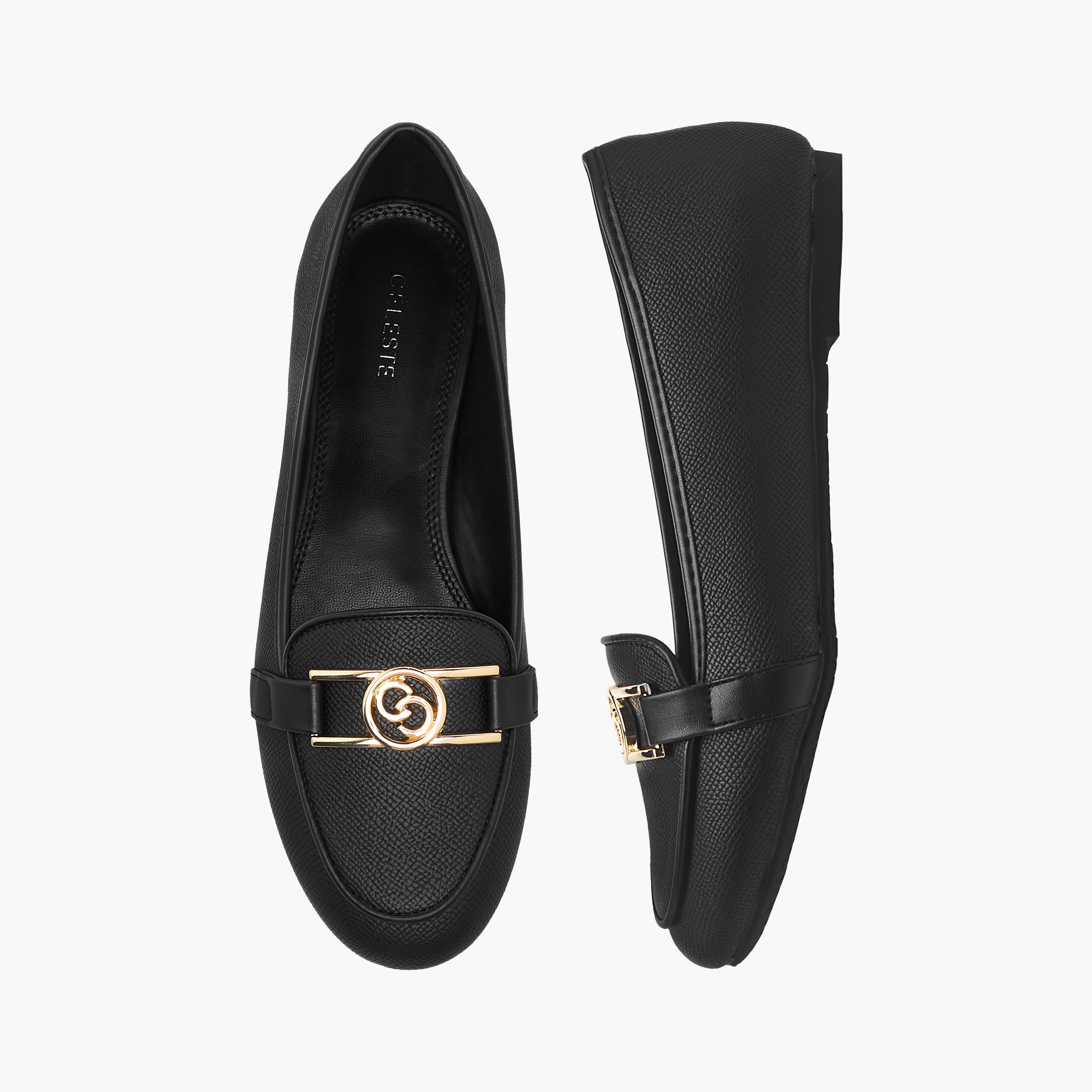 Celeste Women's Logo Accent Slip-On Ballerina Shoes-women-shoes-ballerinas-image-1