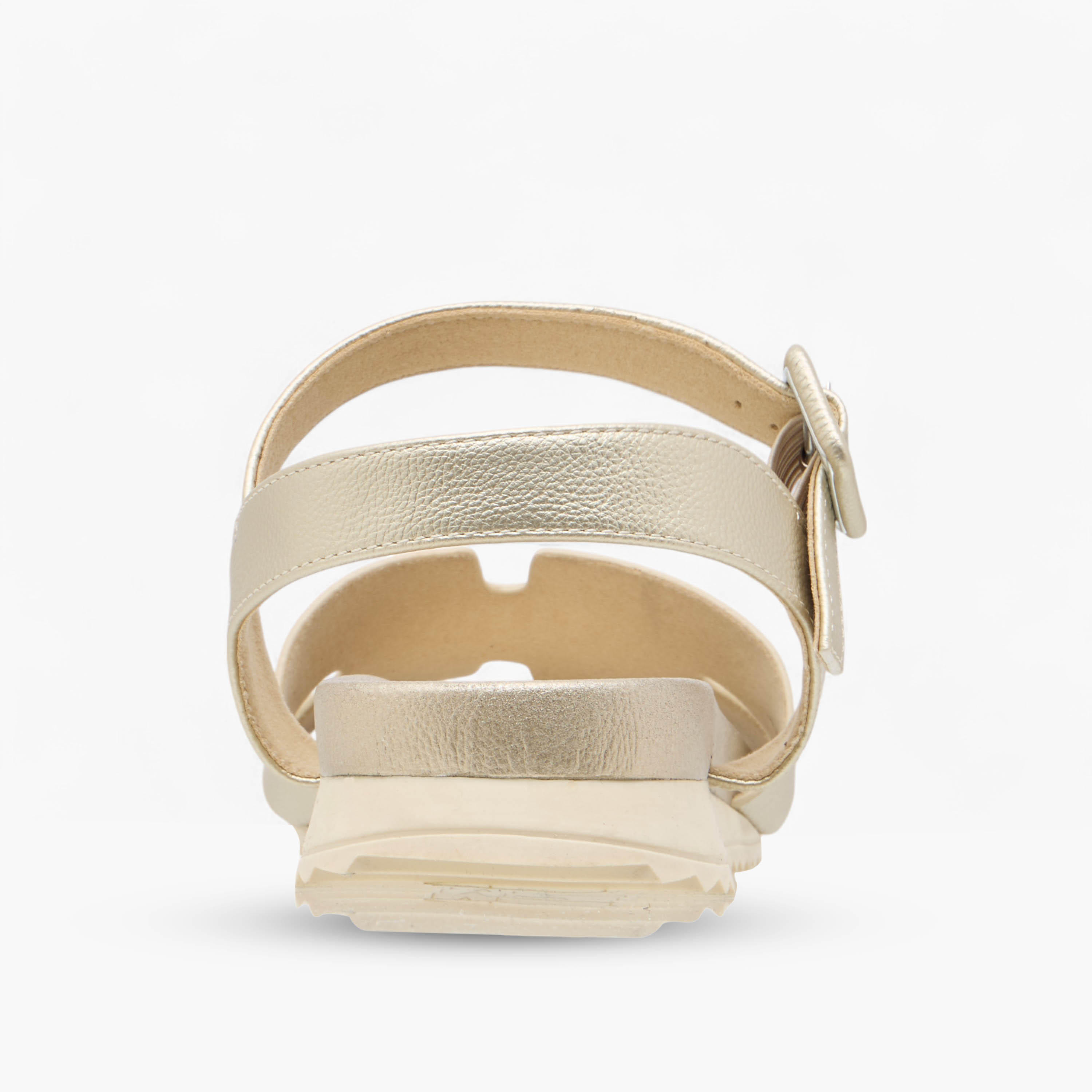 Le Confort Textured Comfort Sandals with Pin Buckle Closure-women-shoes-flats-sandals-image-4