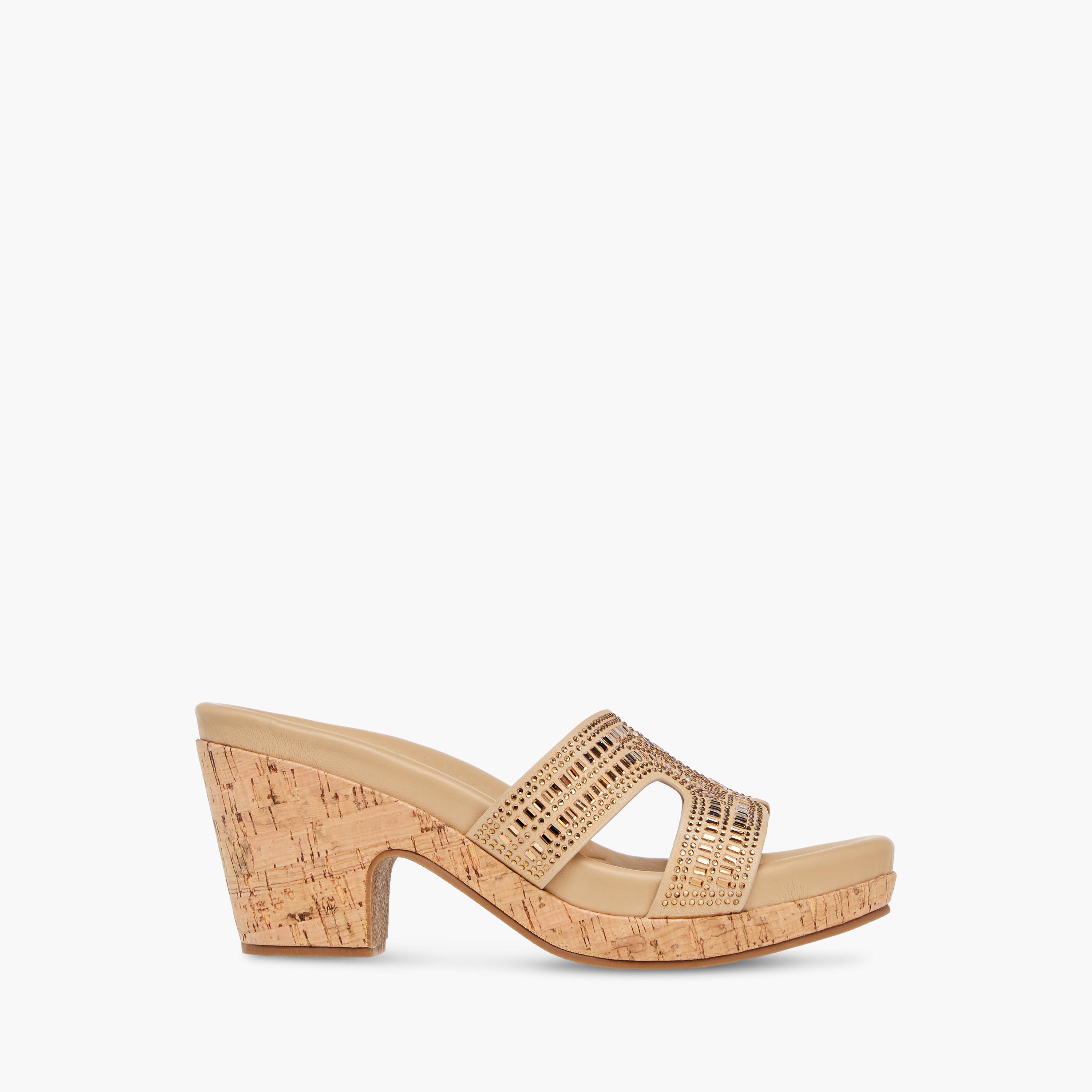 صندل مريح سهل الارتداء بكعب سميك وتزيينات حجر من لو كونفورت-women-shoes-sandals-heeled-image-3