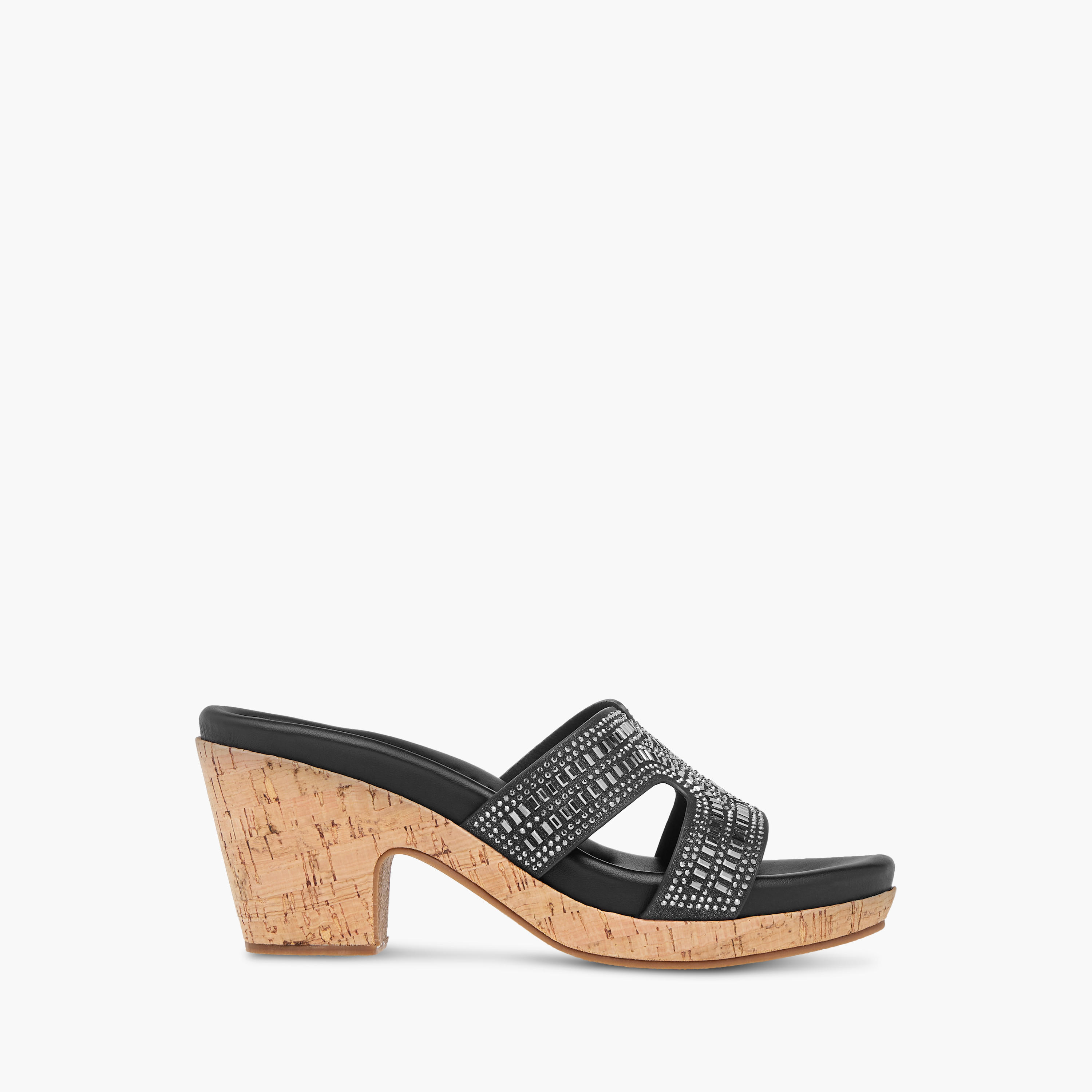 صندل مريح سهل الارتداء بكعب سميك وتزيينات حجر من لو كونفورت-women-shoes-sandals-heeled-image-3