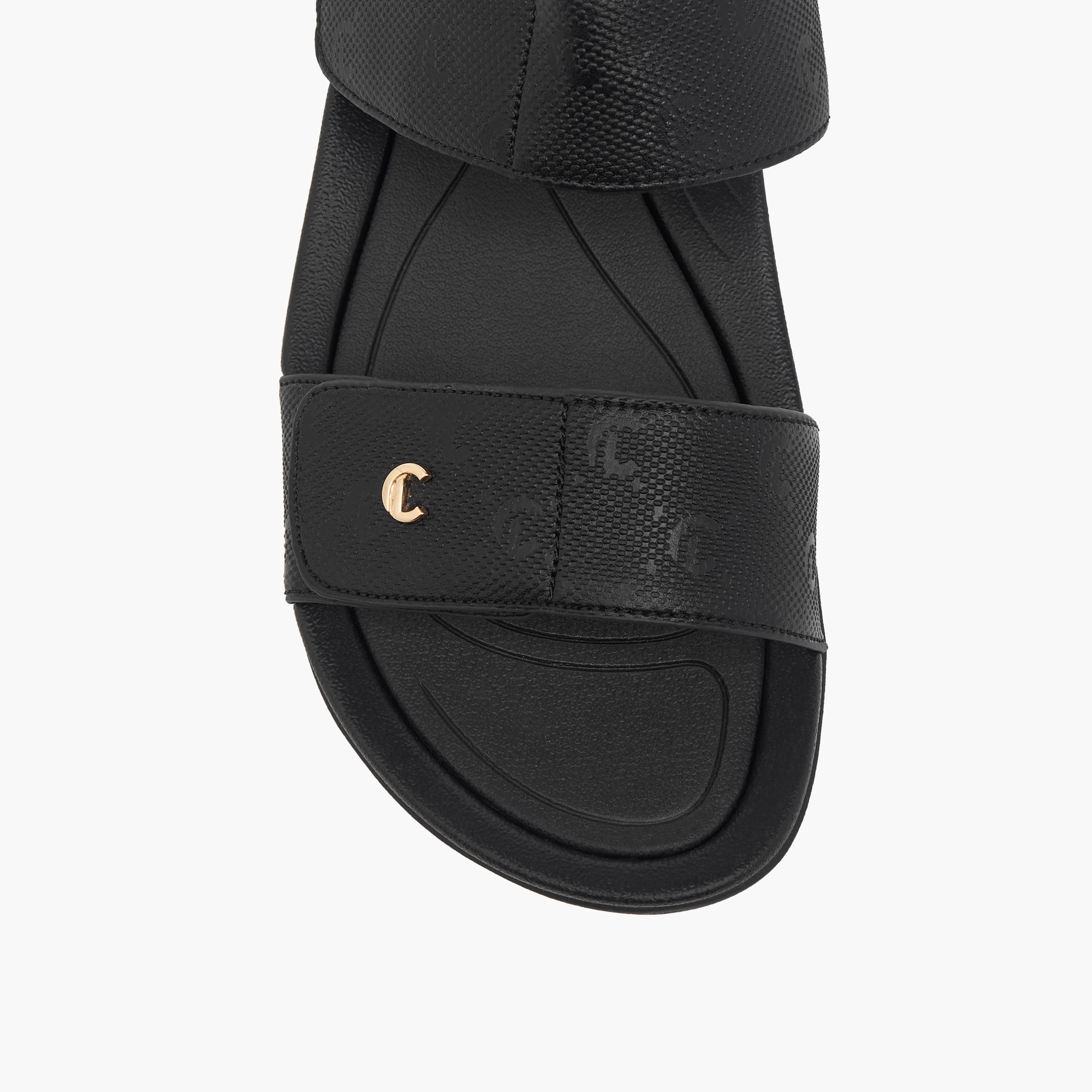 Le Confort Velcro Strap Detail Slip-On Comfort Sandals-women-shoes-flats-sandals-image-4