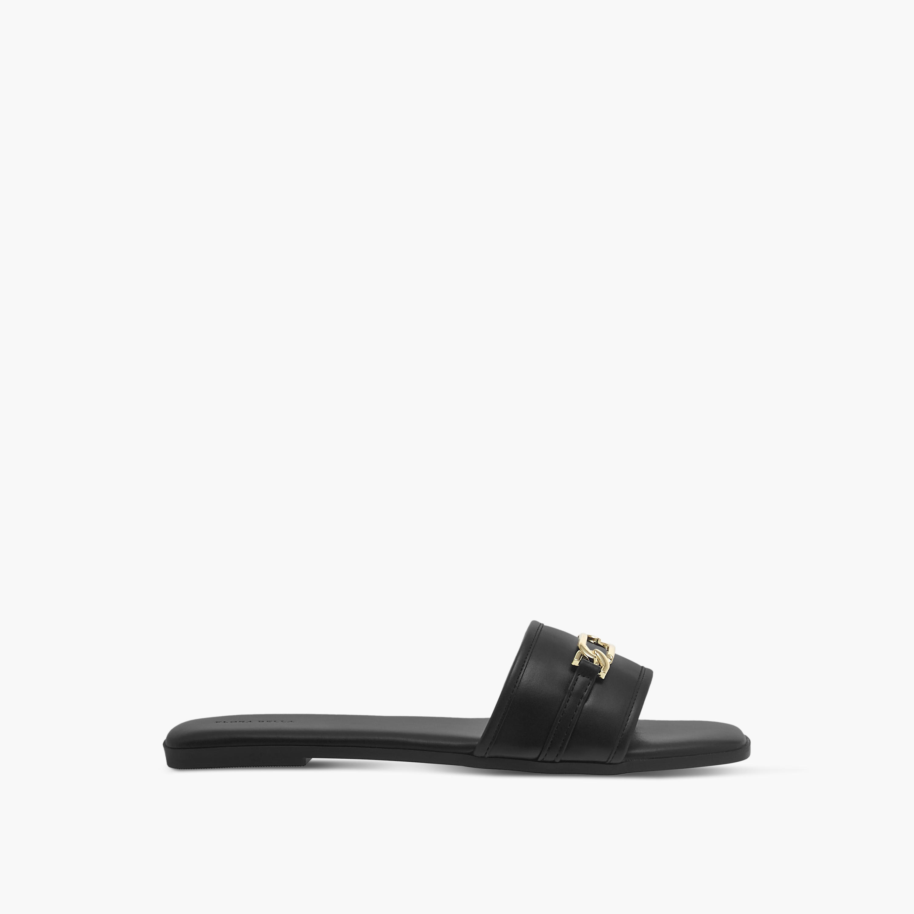 صندل سهل الارتداء سادة بزينة معدنية من فلورا بيلا-women-shoes-flats-sandals-image-3