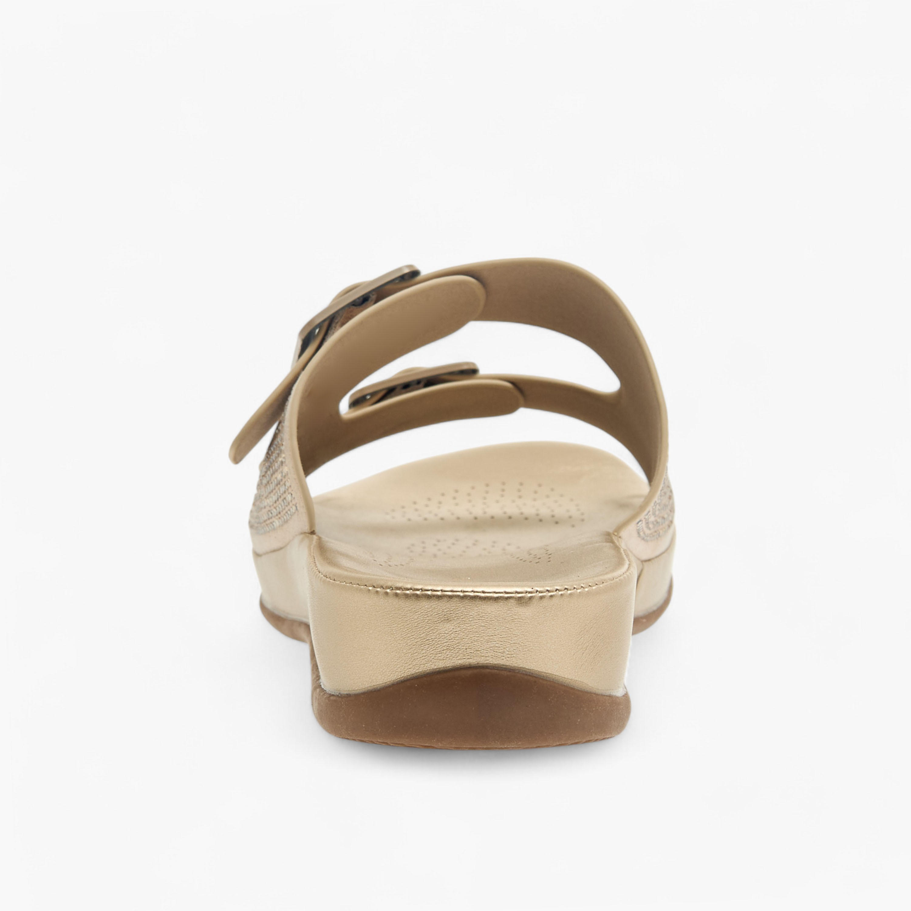 Flora Bella Embellished Slip-On Comfort Sandals with Buckle Accent-women-shoes-flats-sandals-image-5