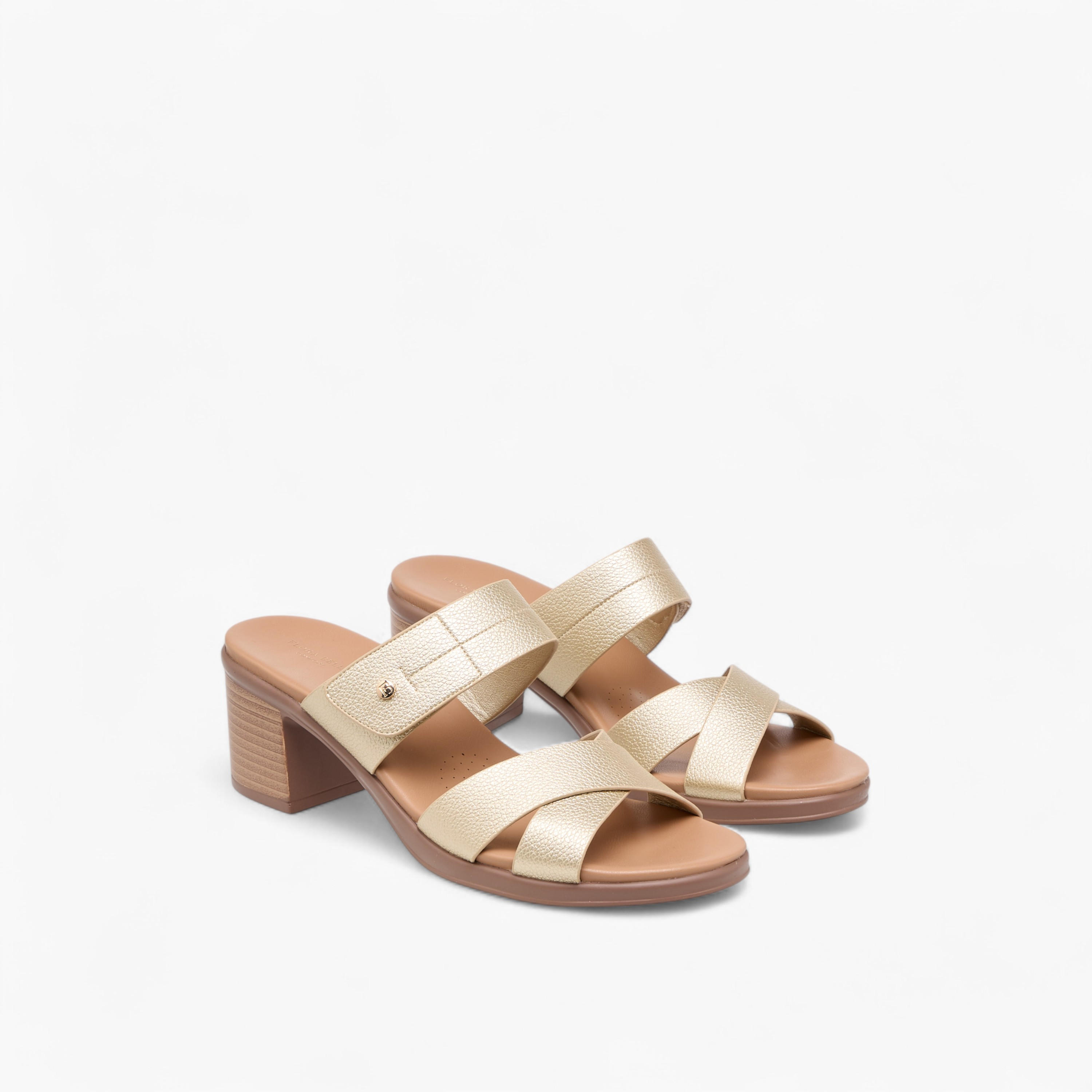 Flora Bella Slip-On Cross Strap Sandals with Block Heels-women-shoes-sandals-heeled-image-1