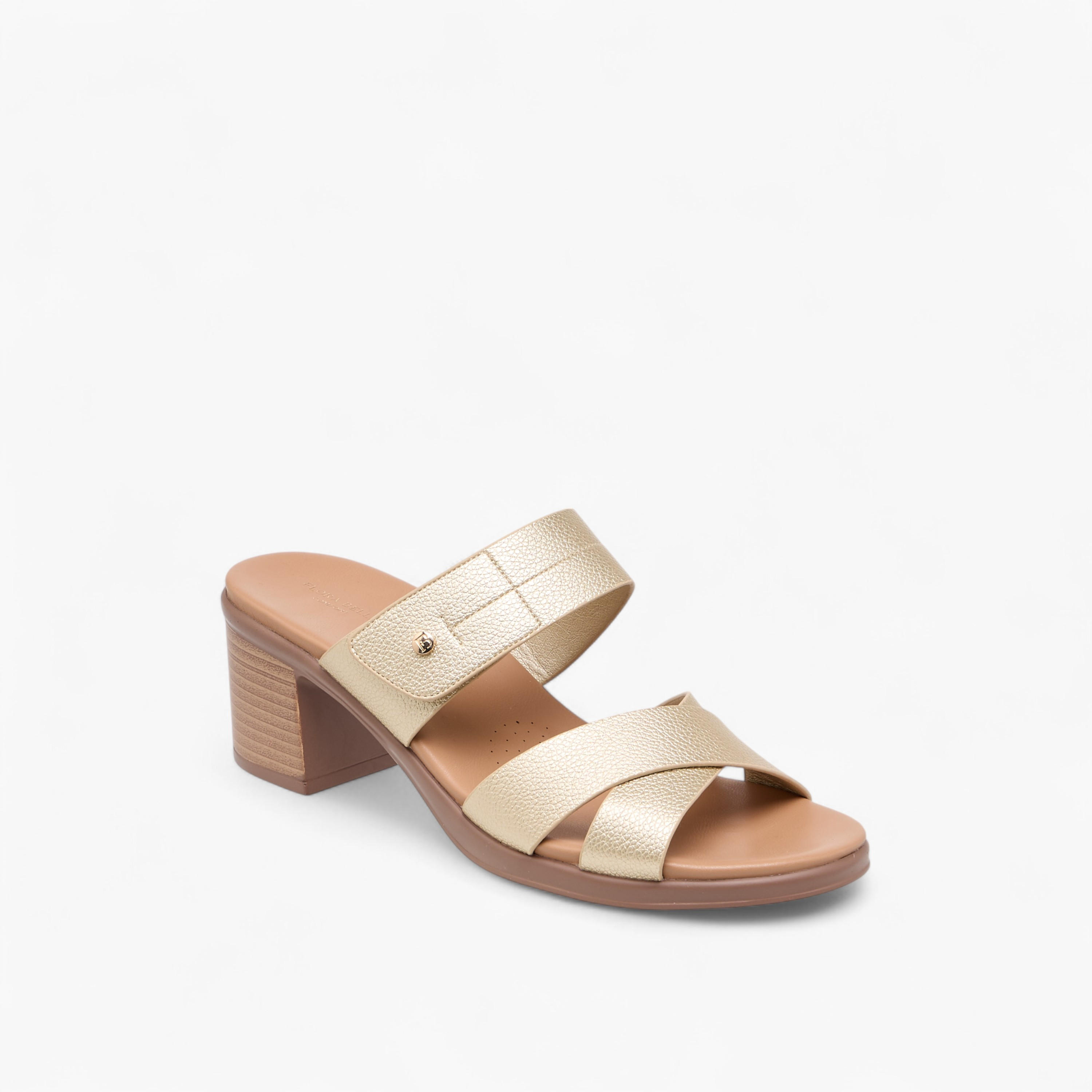 Flora Bella Slip-On Cross Strap Sandals with Block Heels-women-shoes-sandals-heeled-image-2