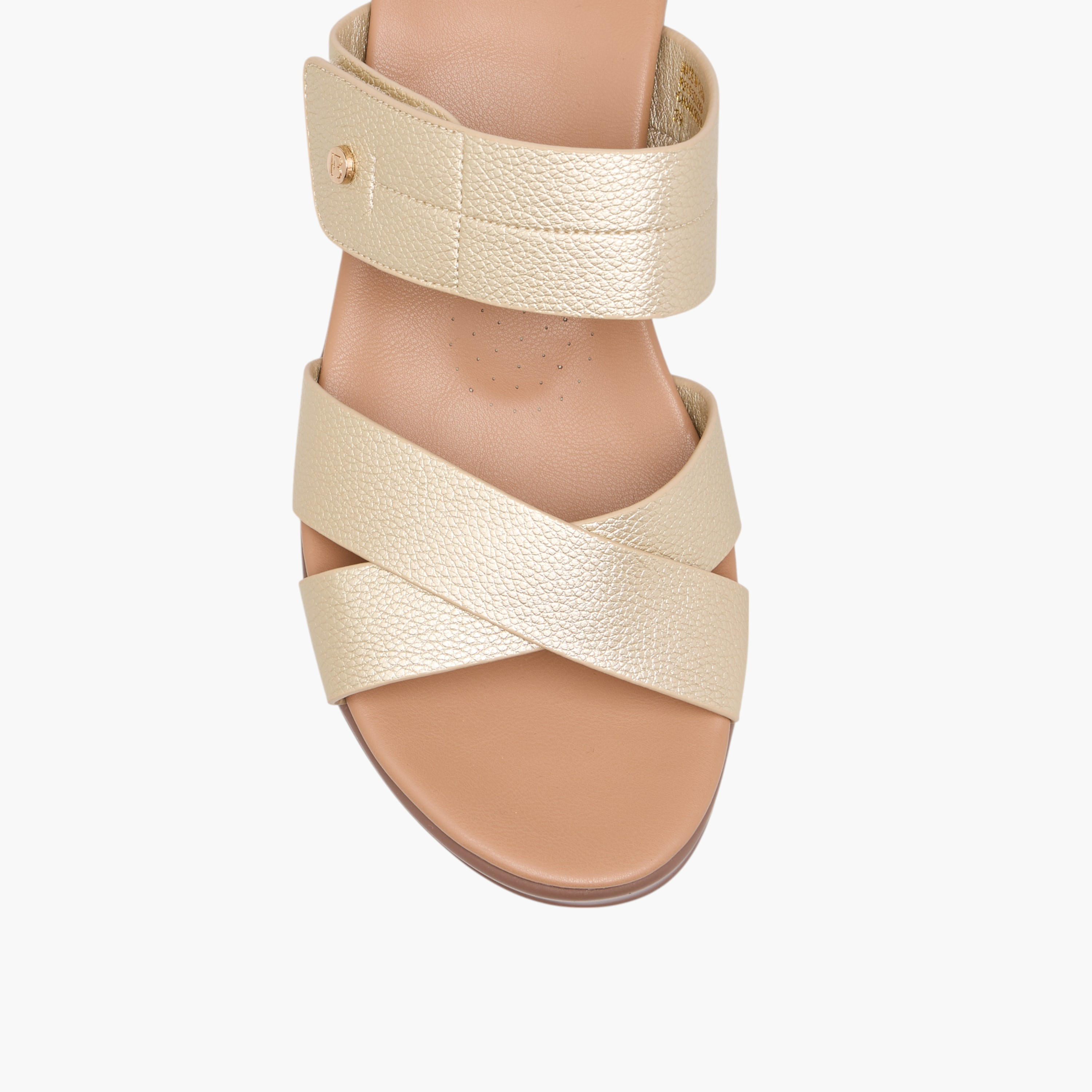 Flora Bella Slip-On Cross Strap Sandals with Block Heels-women-shoes-sandals-heeled-image-5