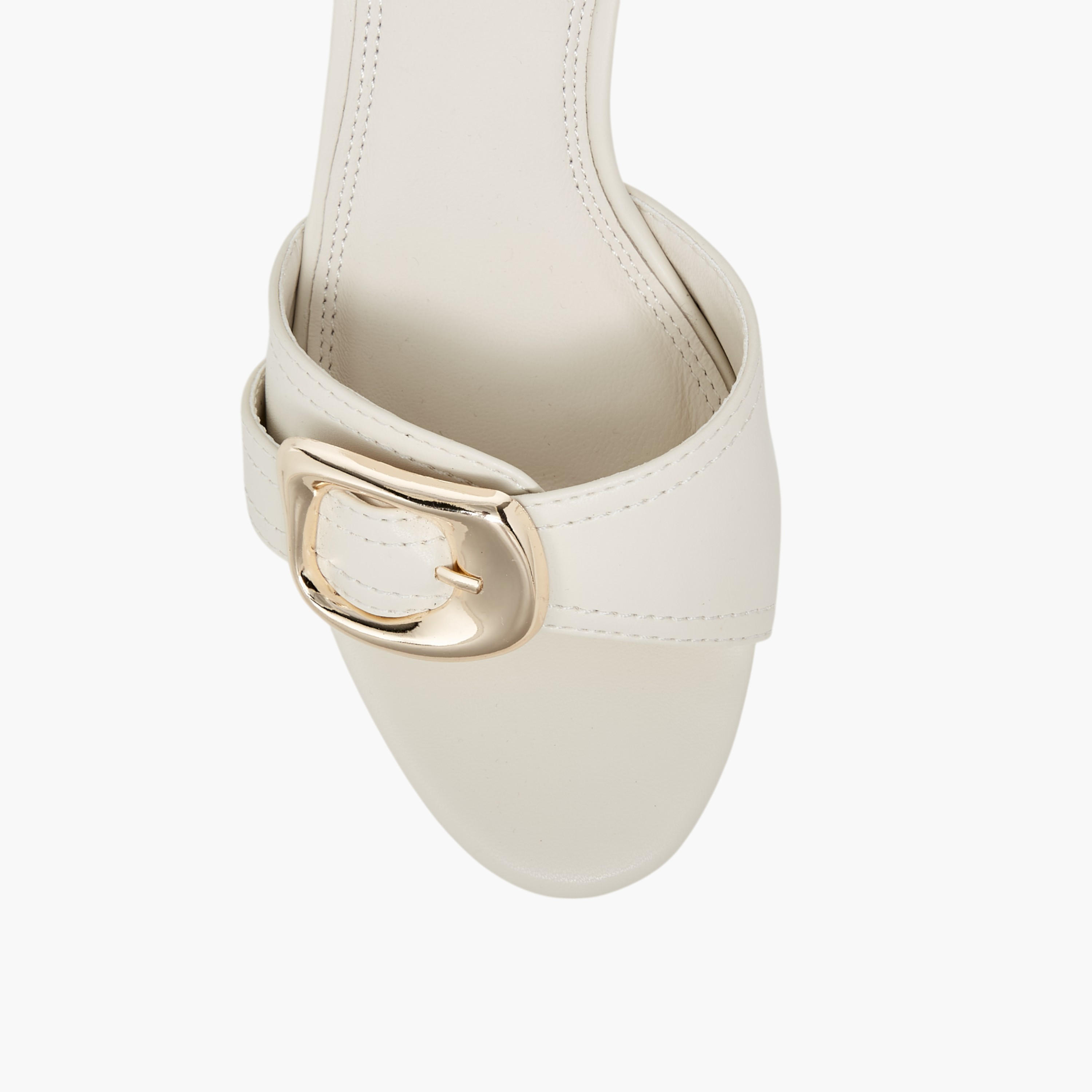 Paprika Buckle Accent Slip-On Sandals with Stiletto Heels-women-shoes-sandals-heeled-image-4