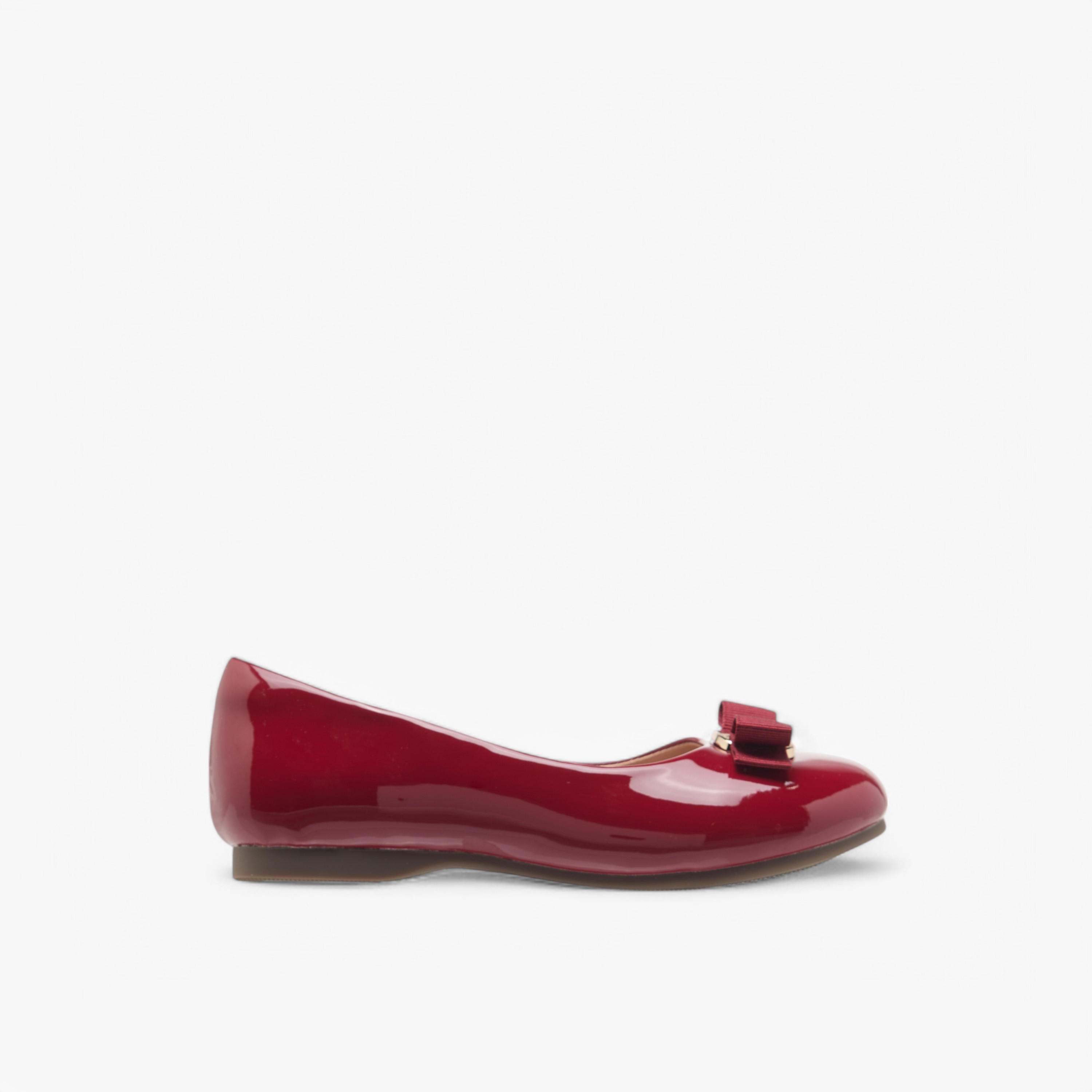 Juniors Bow Detail Slip-On Ballerina Shoes-girls-shoes-ballerinas-image-3