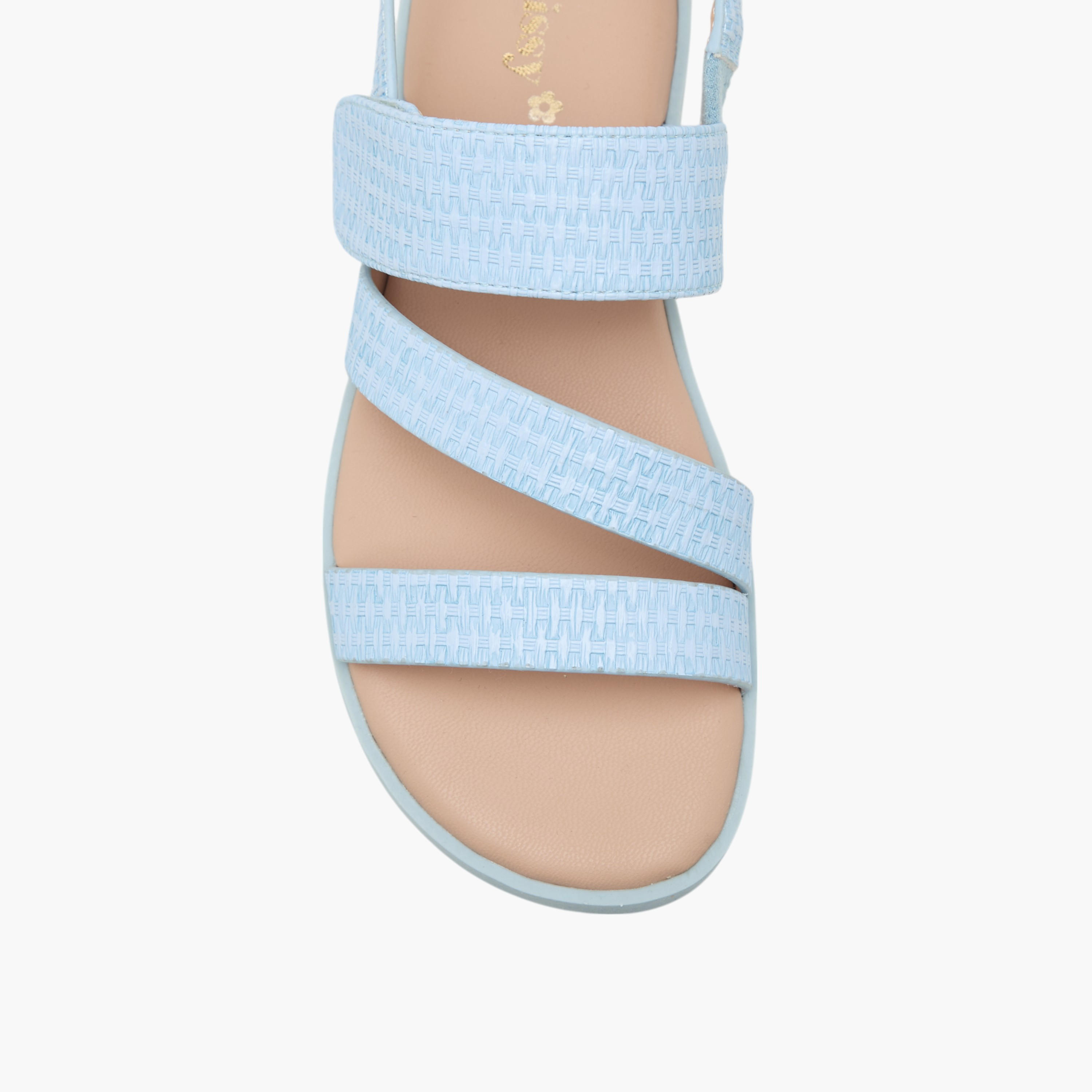 Little Missy Strappy Sandals with Hook and Loop Closure-girls-shoes-sandals-image-3