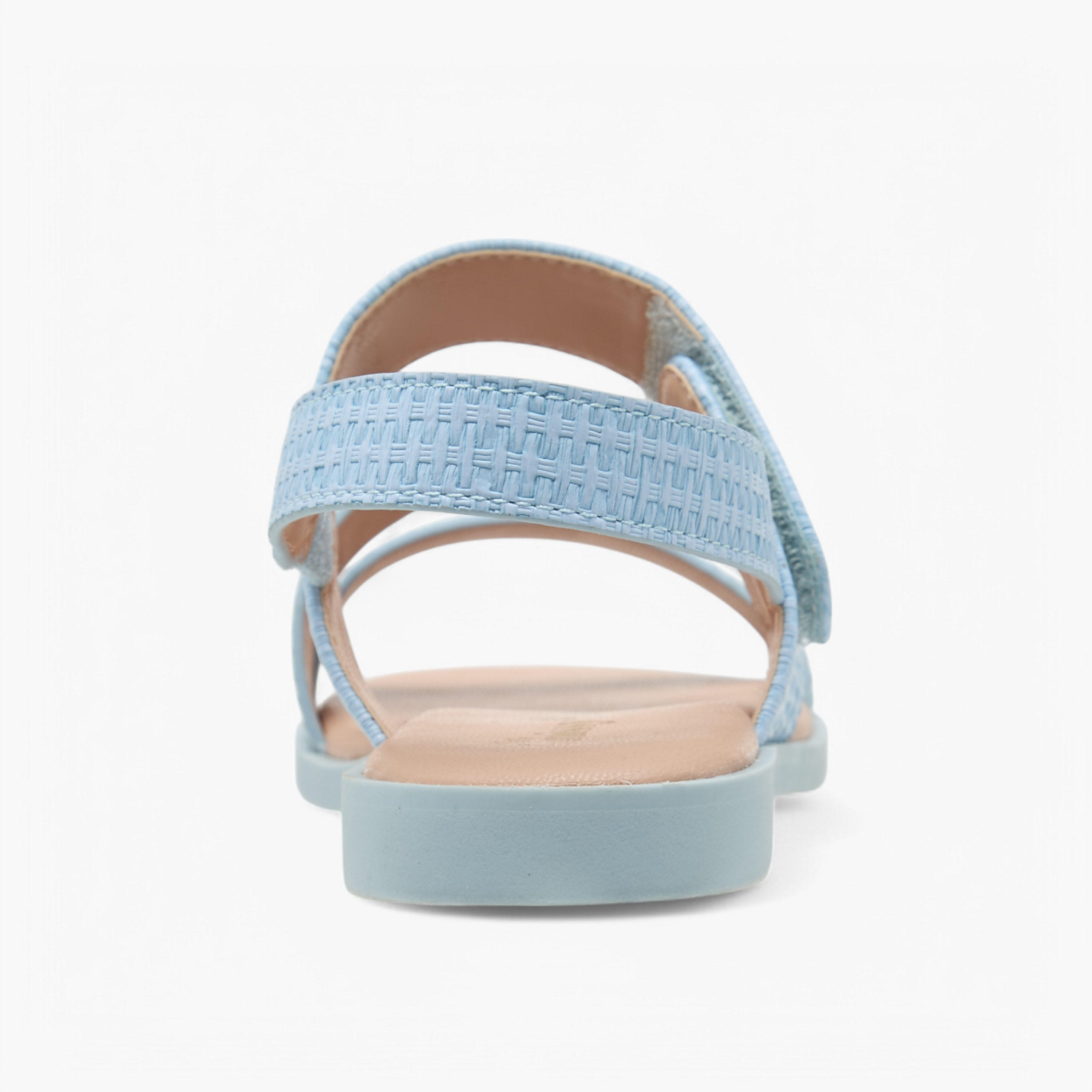 Little Missy Strappy Sandals with Hook and Loop Closure-girls-shoes-sandals-image-4