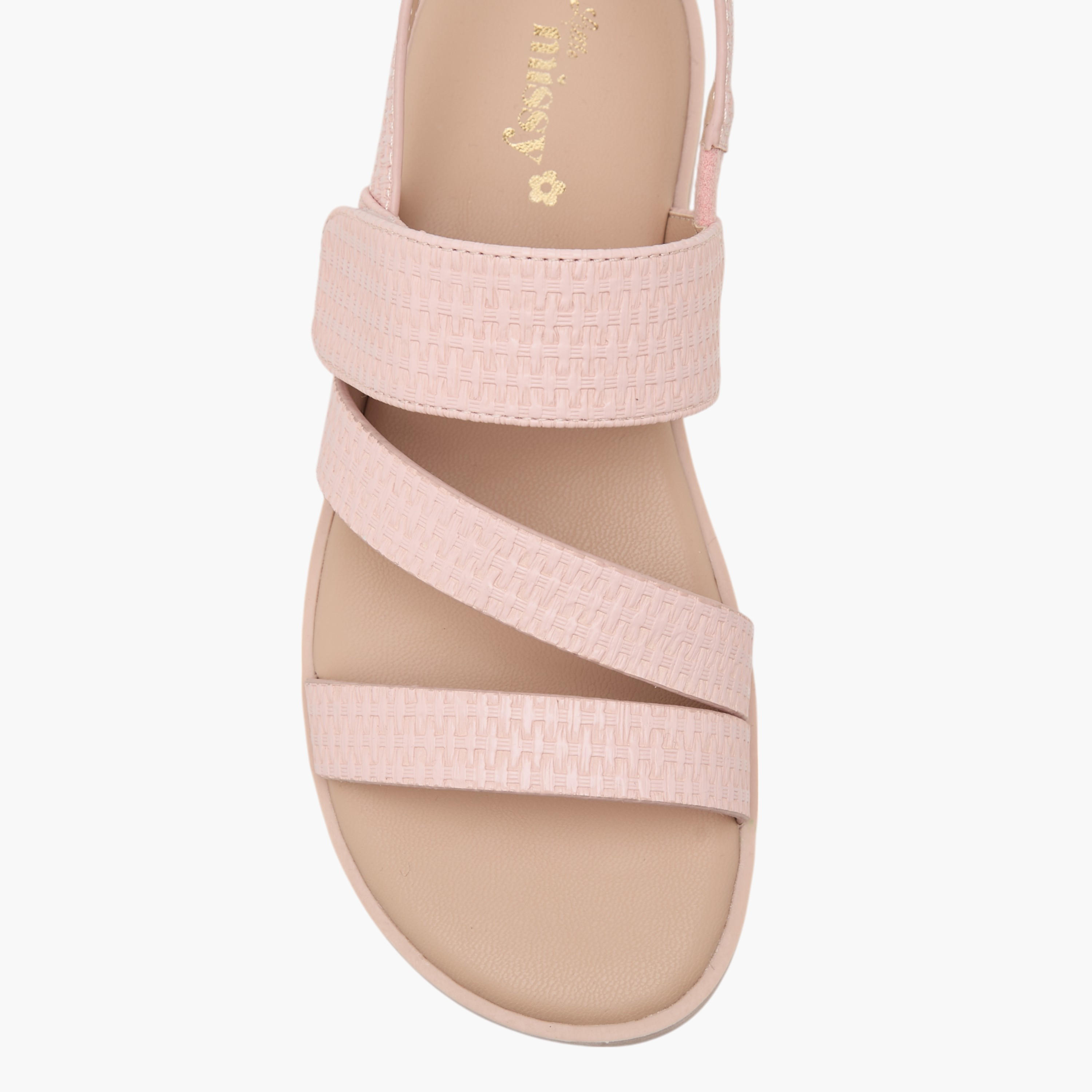 Little Missy Strappy Sandals with Hook and Loop Closure-girls-shoes-sandals-image-2