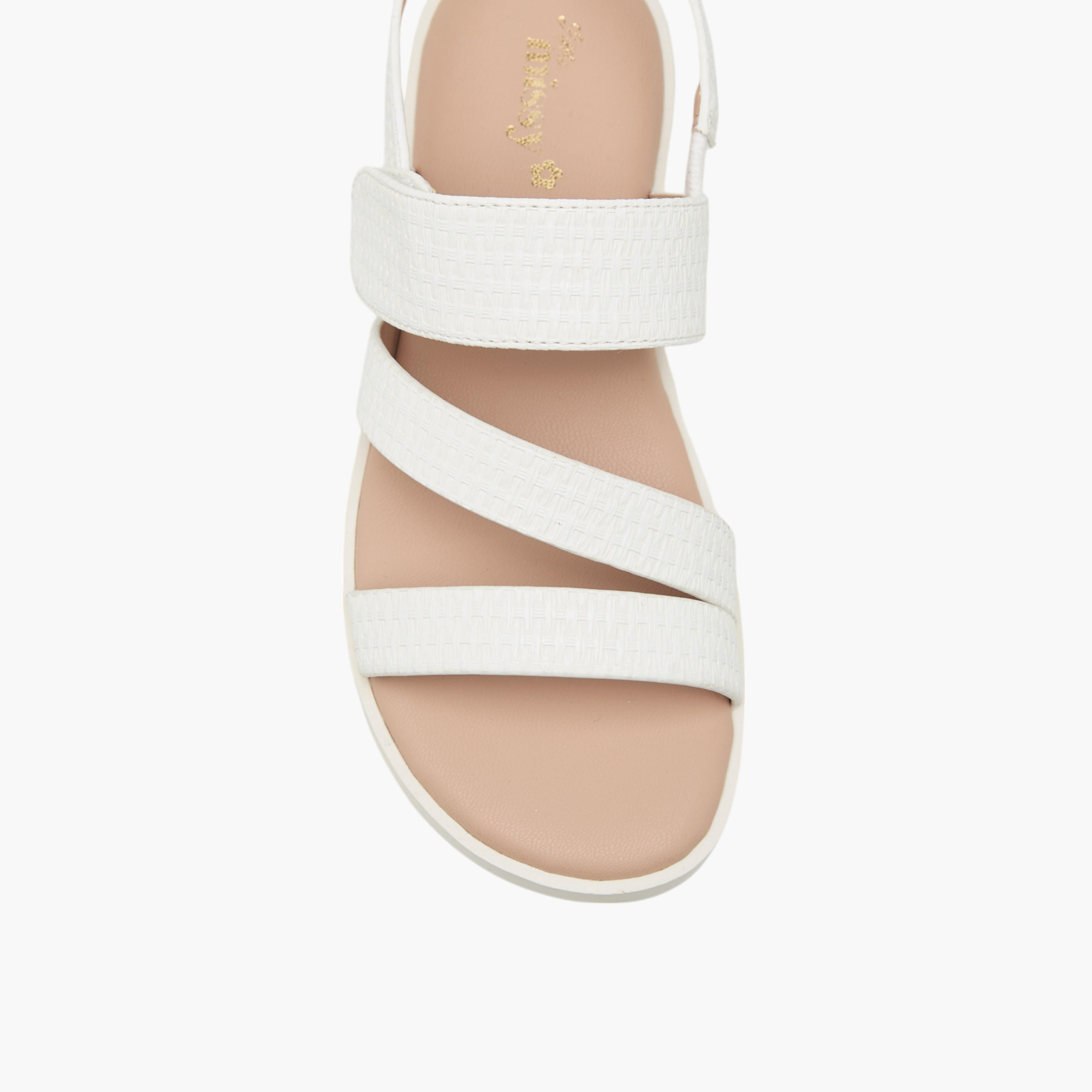 صندل بشريط إغلاق لاصق وأحزمة من ليتل ميسي-girls-shoes-sandals-image-3