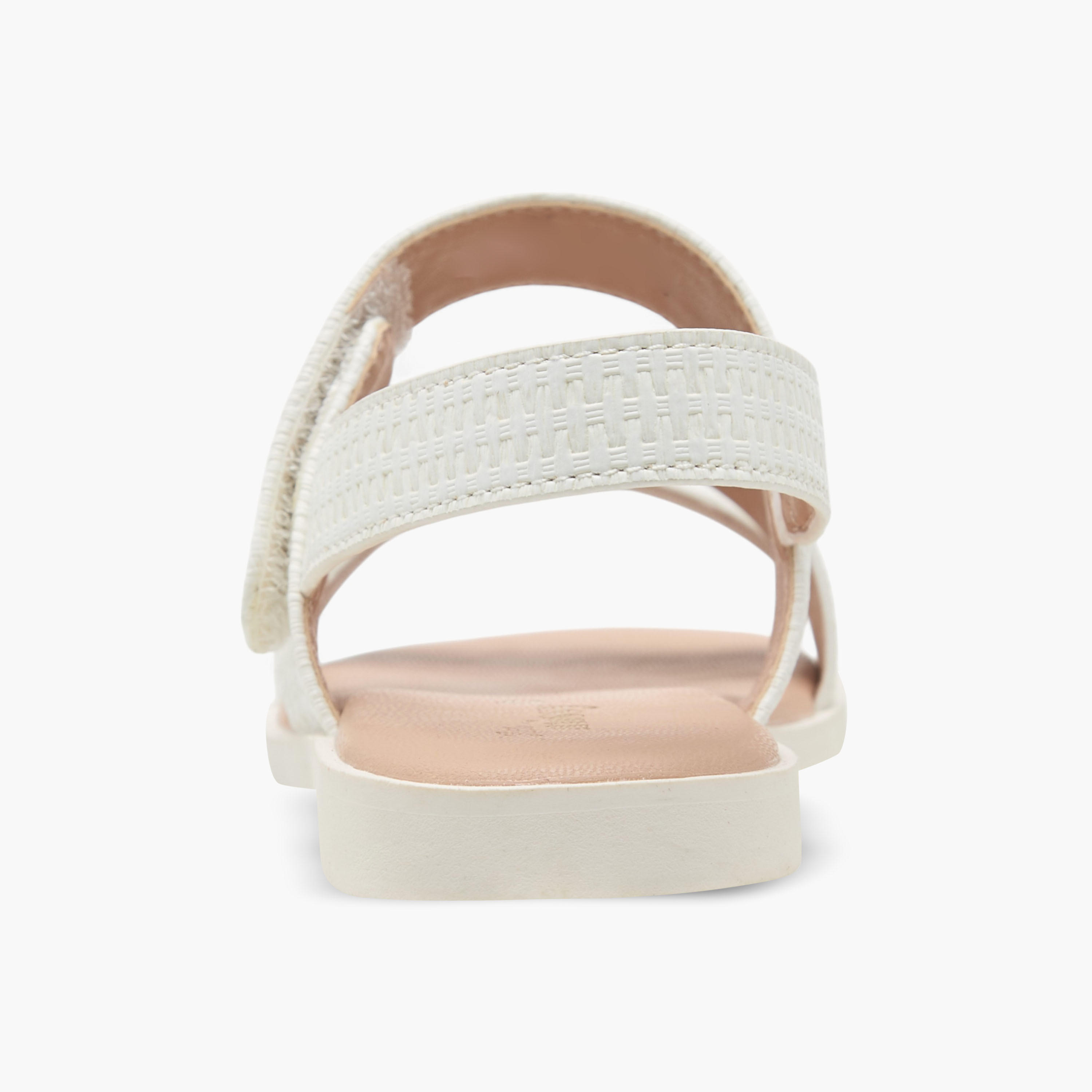 صندل بشريط إغلاق لاصق وأحزمة من ليتل ميسي-girls-shoes-sandals-image-4
