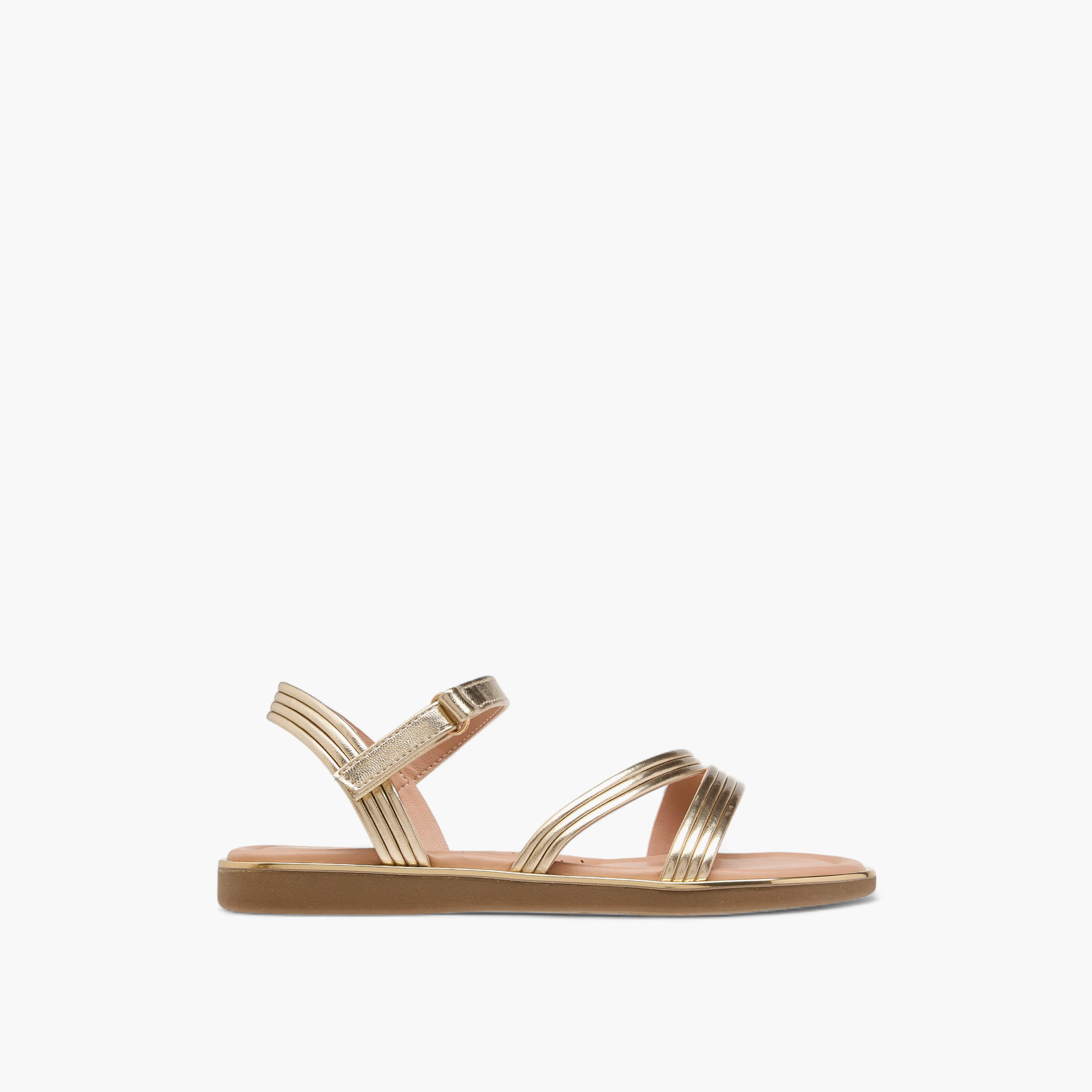 صندل سادة بشريط إغلاق من ليتل ميسي-girls-shoes-sandals-image-2
