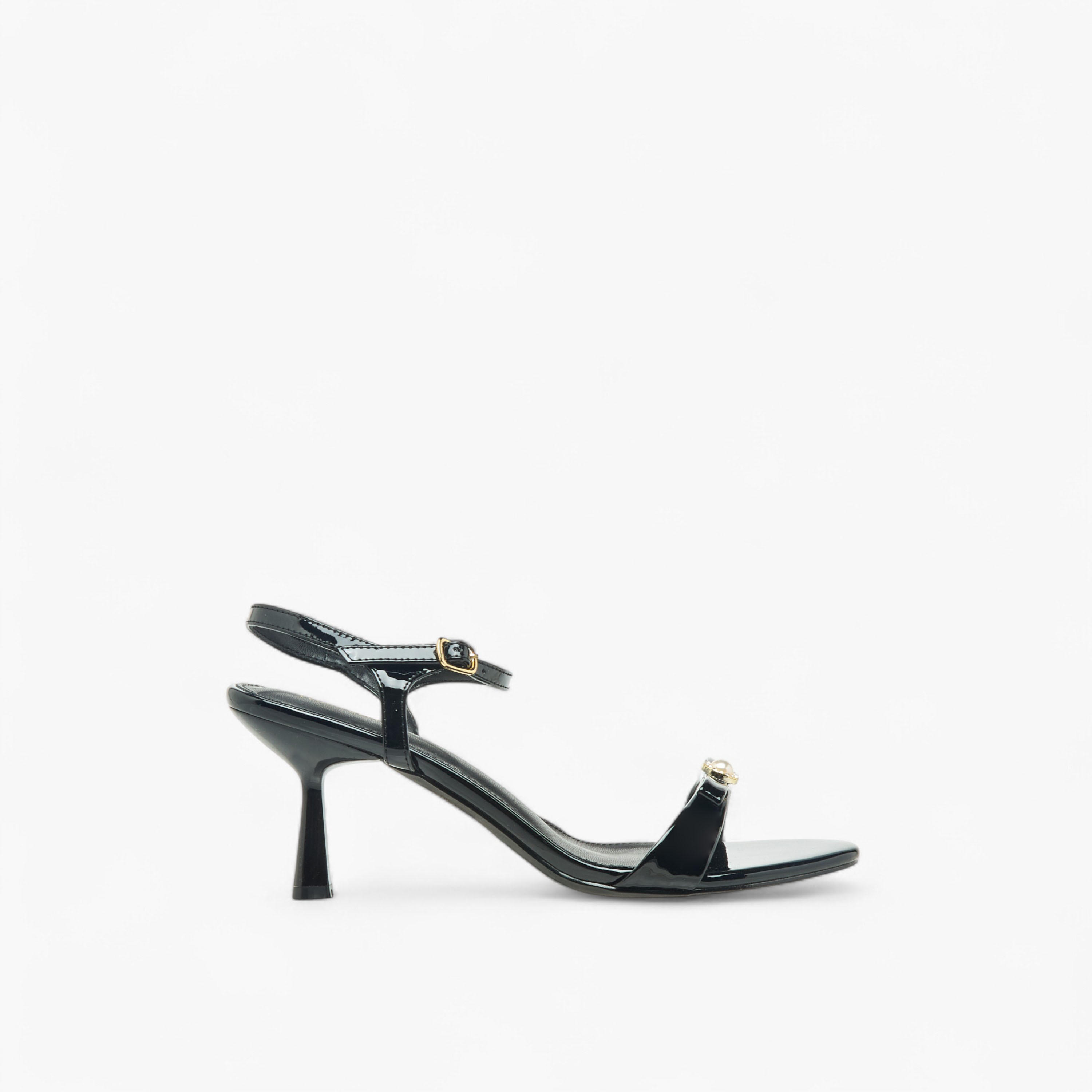 Flora Bella Womens Bow Detail Flared Heel Strap Sandals-women-shoes-sandals-heeled-image-3