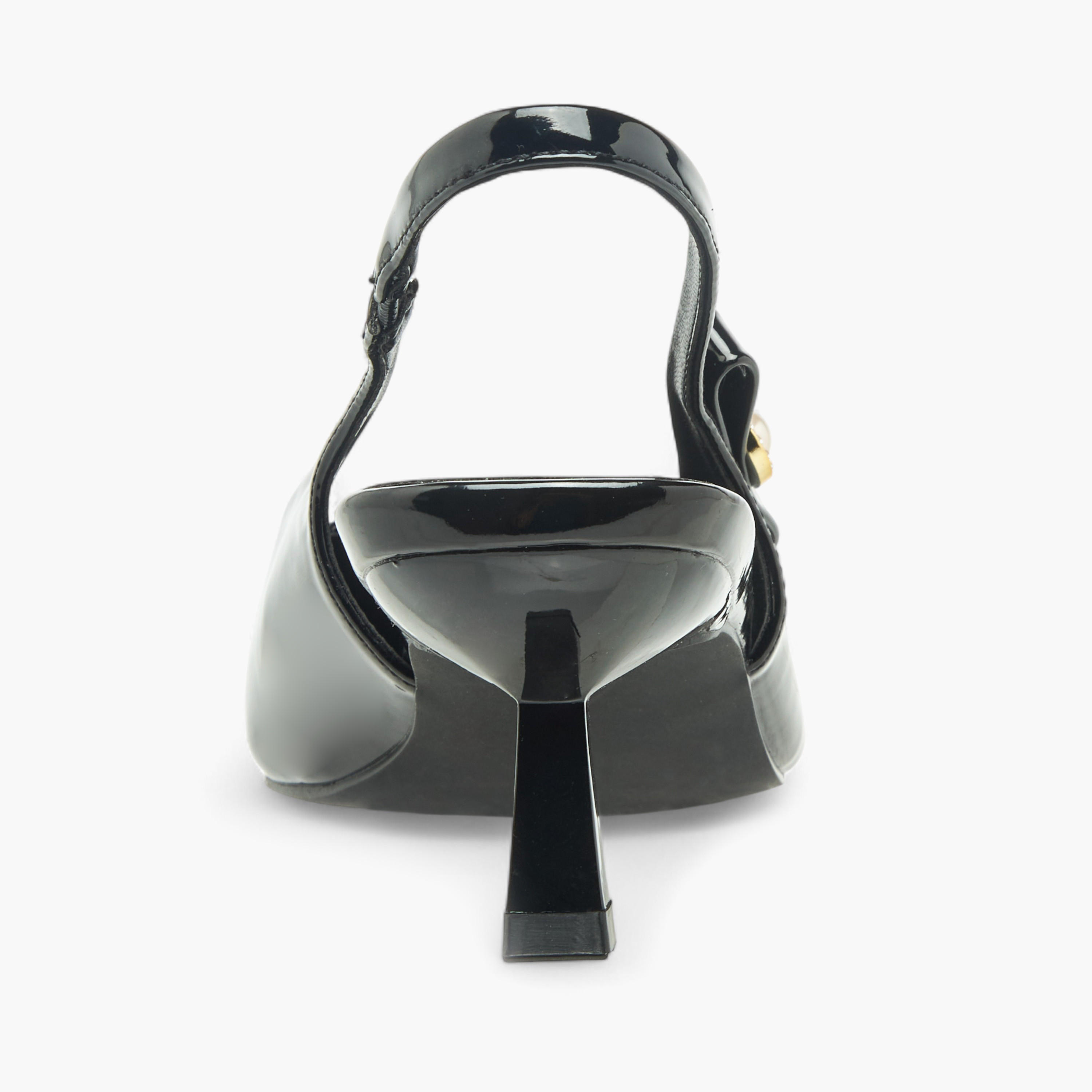 Flora Bella Womens Bow Detail Flared Heel Slingback Shoes-women-shoes-heels-image-5