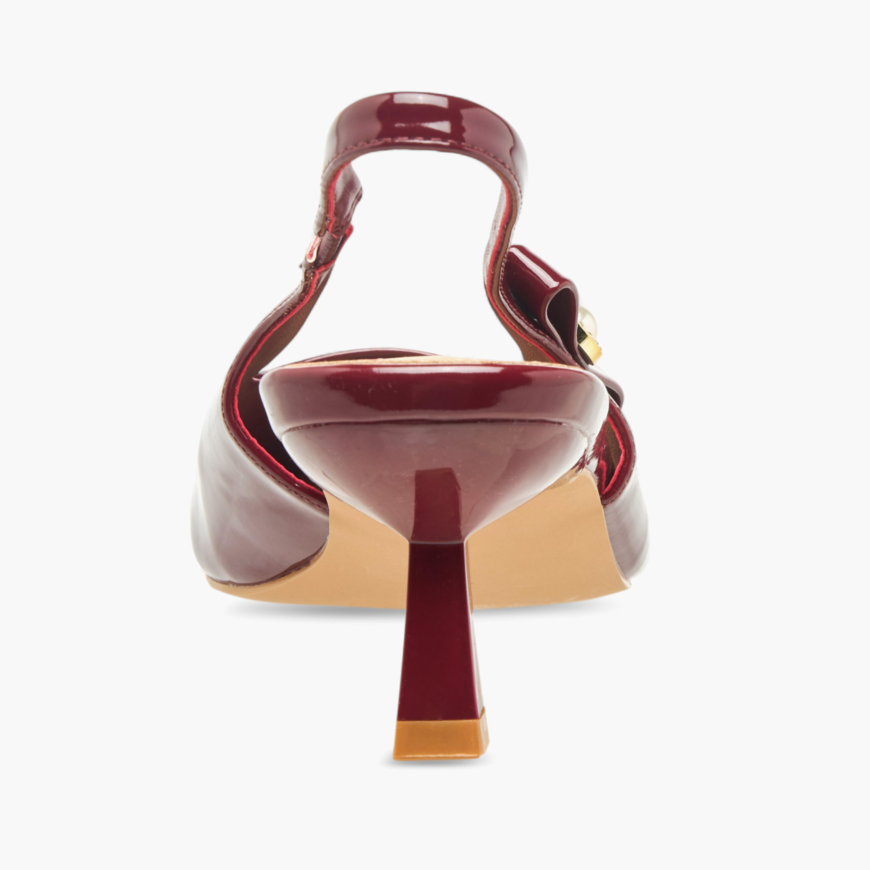 Flora Bella Womens Bow Detail Flared Heel Slingback Shoes-women-shoes-heels-image-5