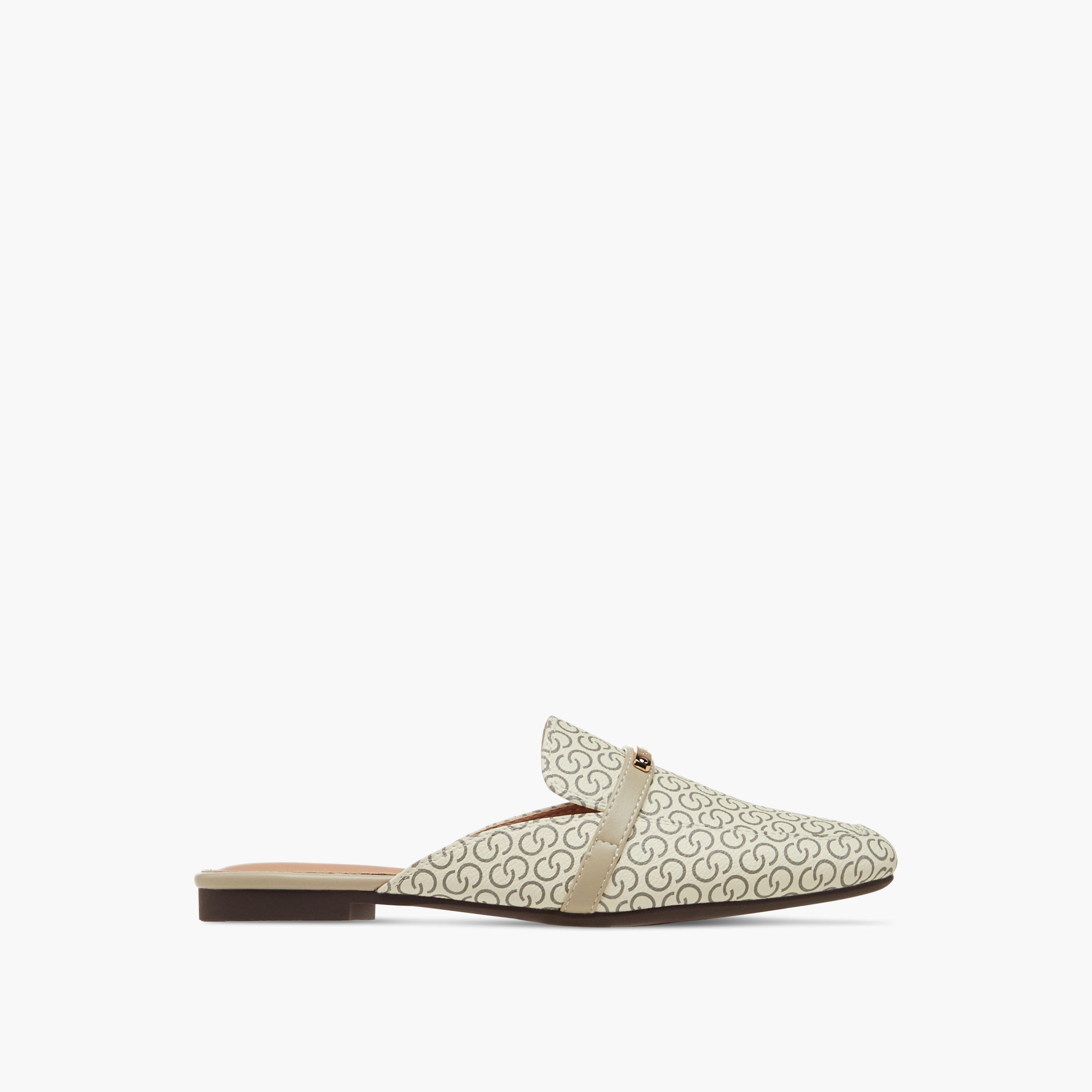 Celeste Women's Monogram Print Slip-On Mules-women-shoes-flats-mules-image-3