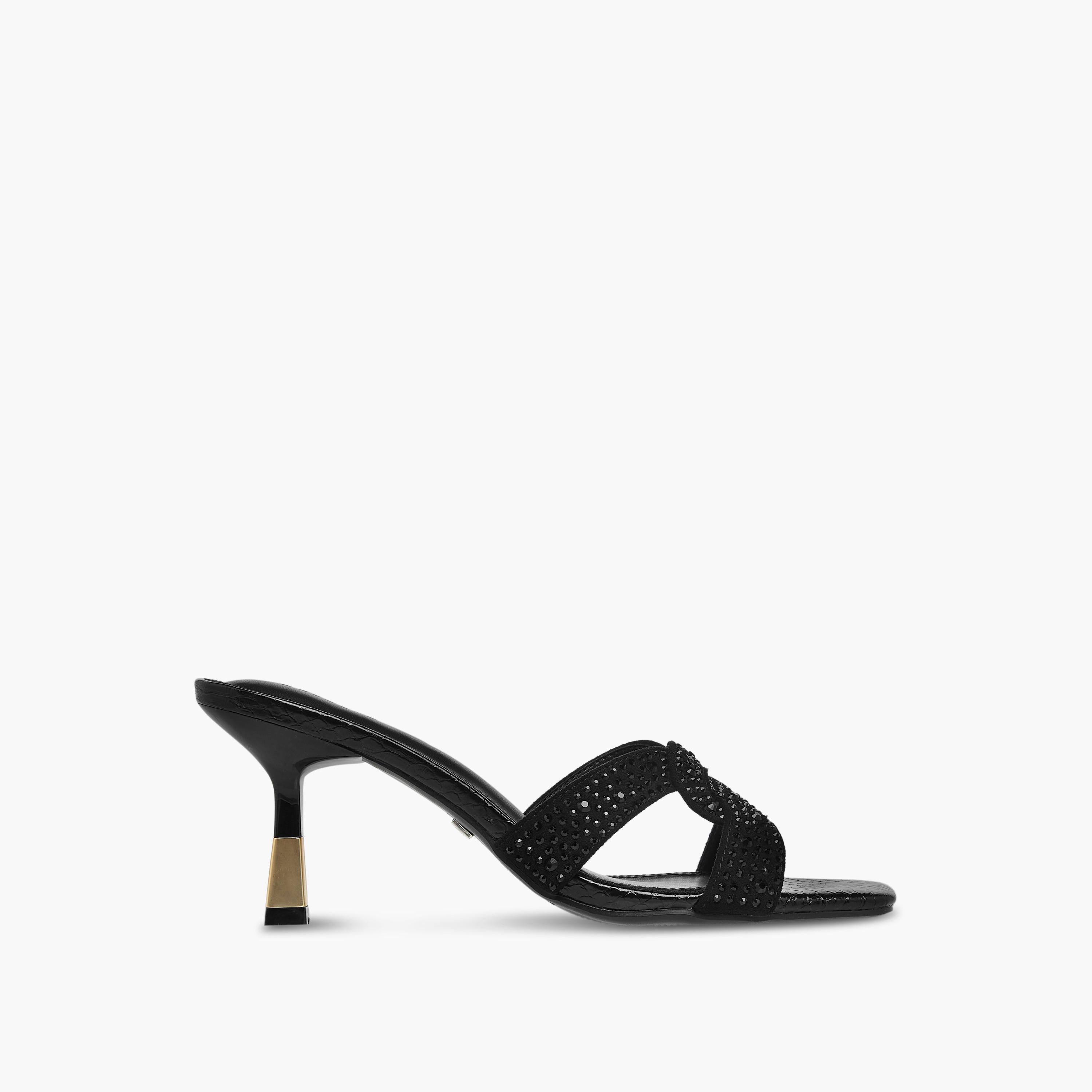 Celeste Women's Embellished Slip-On Sandals with Flared Heels-women-shoes-sandals-heeled-image-3