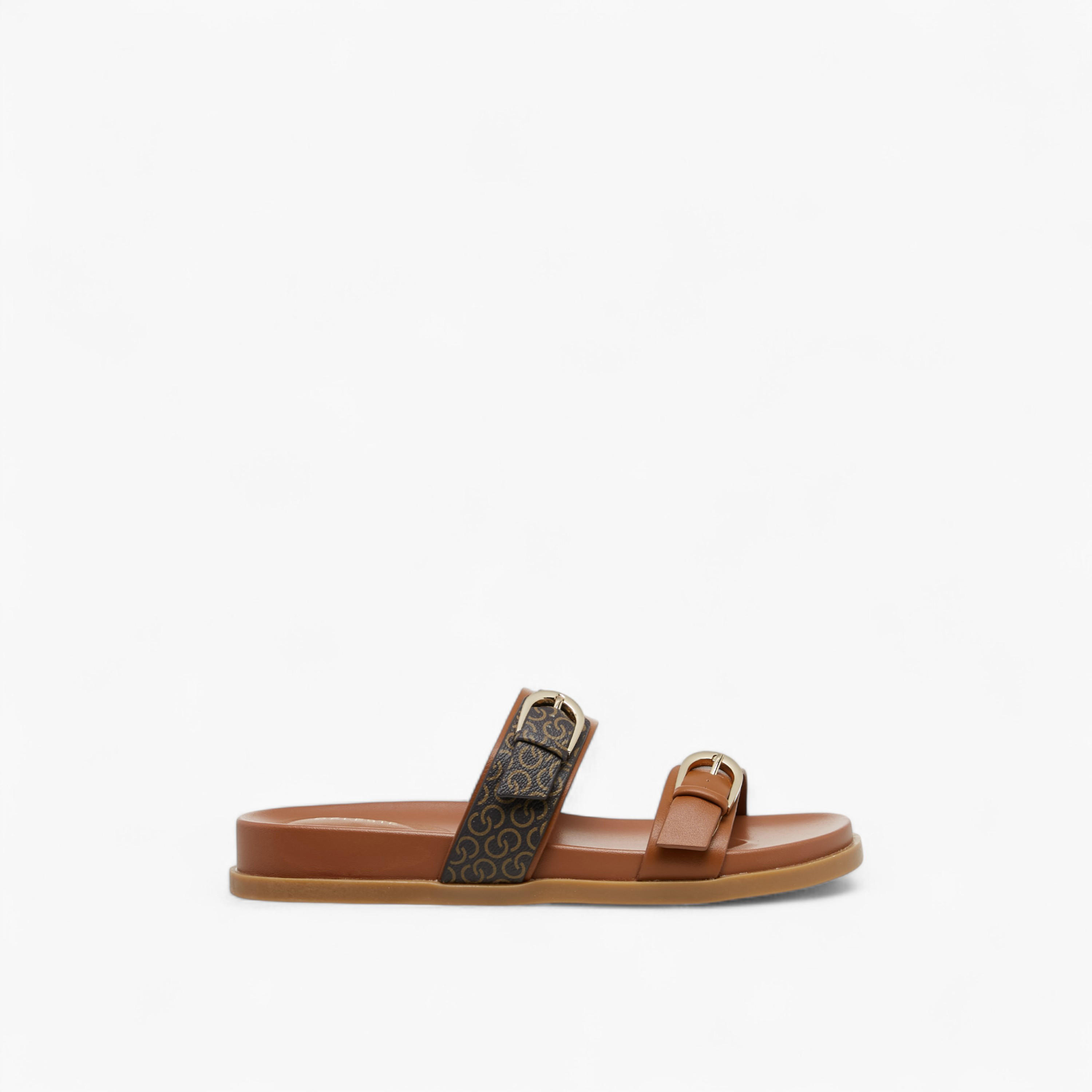 Celeste Women's Buckle Accent Slip-On Sandals-women-shoes-flats-sandals-image-2