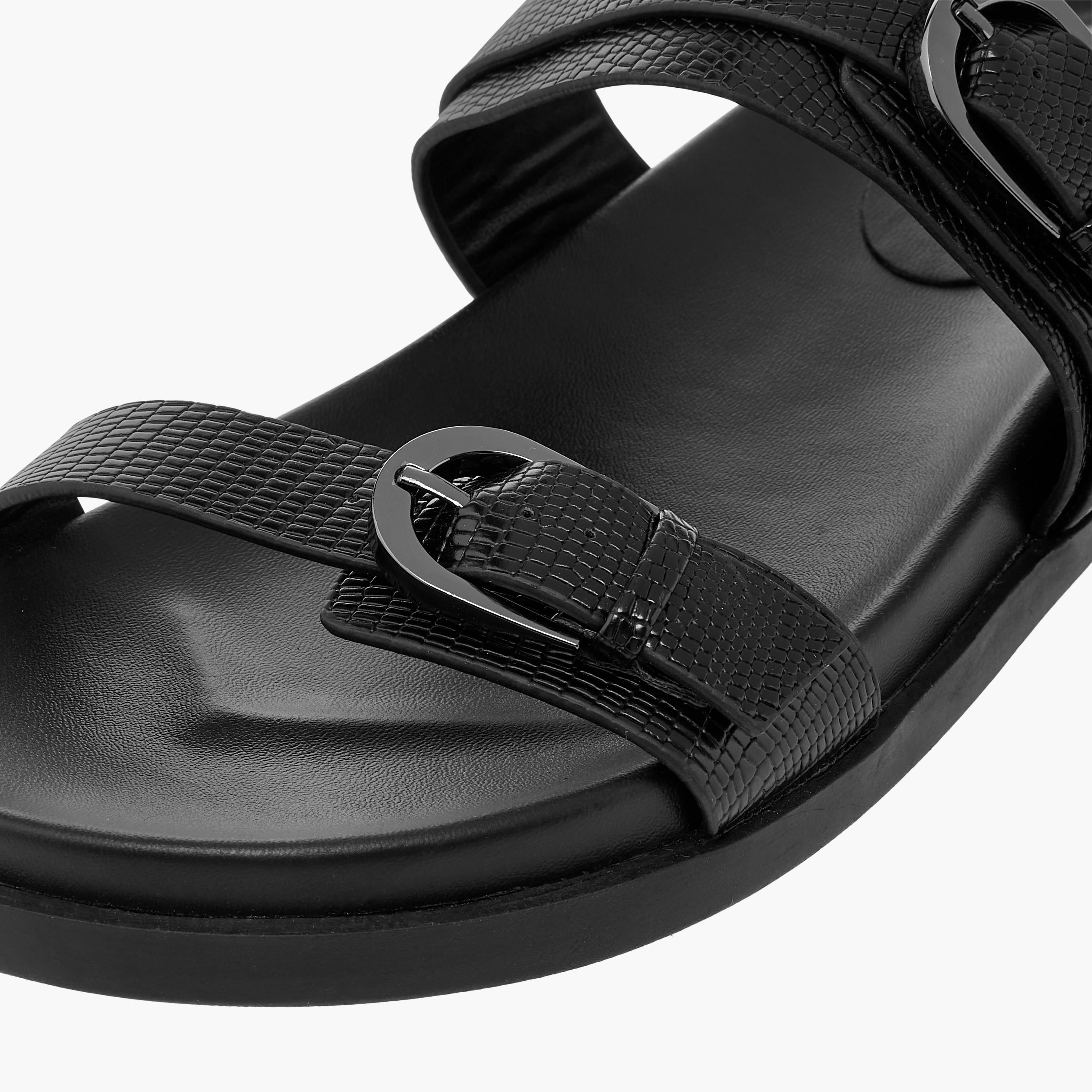 Celeste Women's Buckle Accent Slip-On Flat Sandals-women-shoes-flats-sandals-image-4