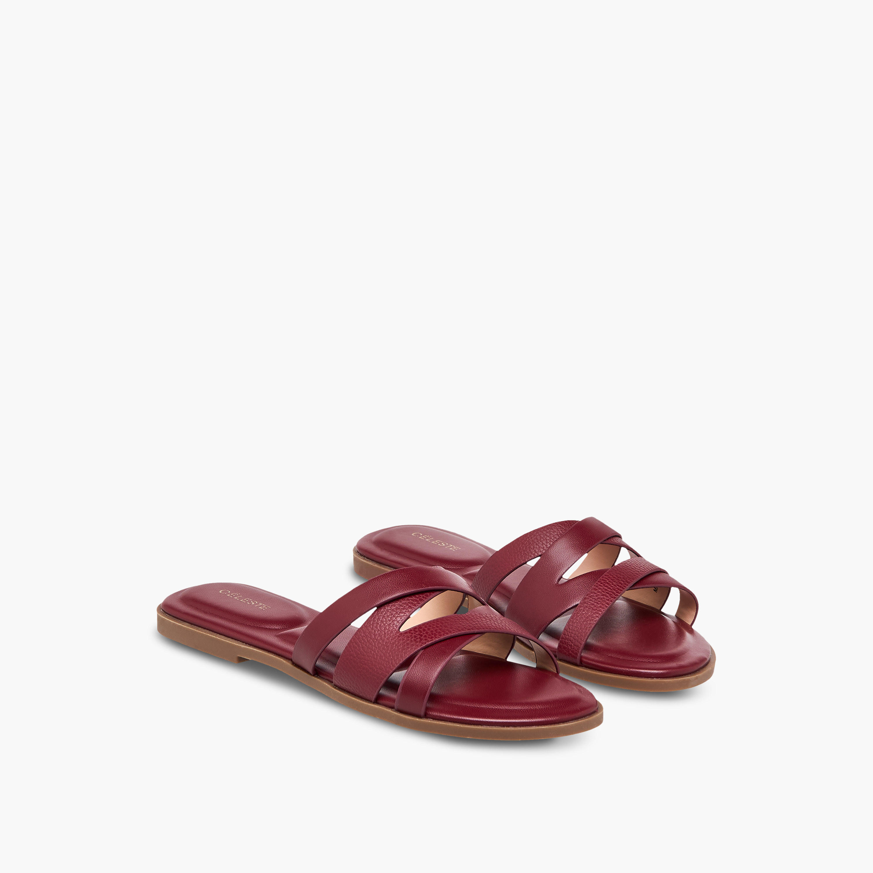 Celeste Women's Cross-Strap Slip-On Sandals-women-shoes-flats-sandals-image-1