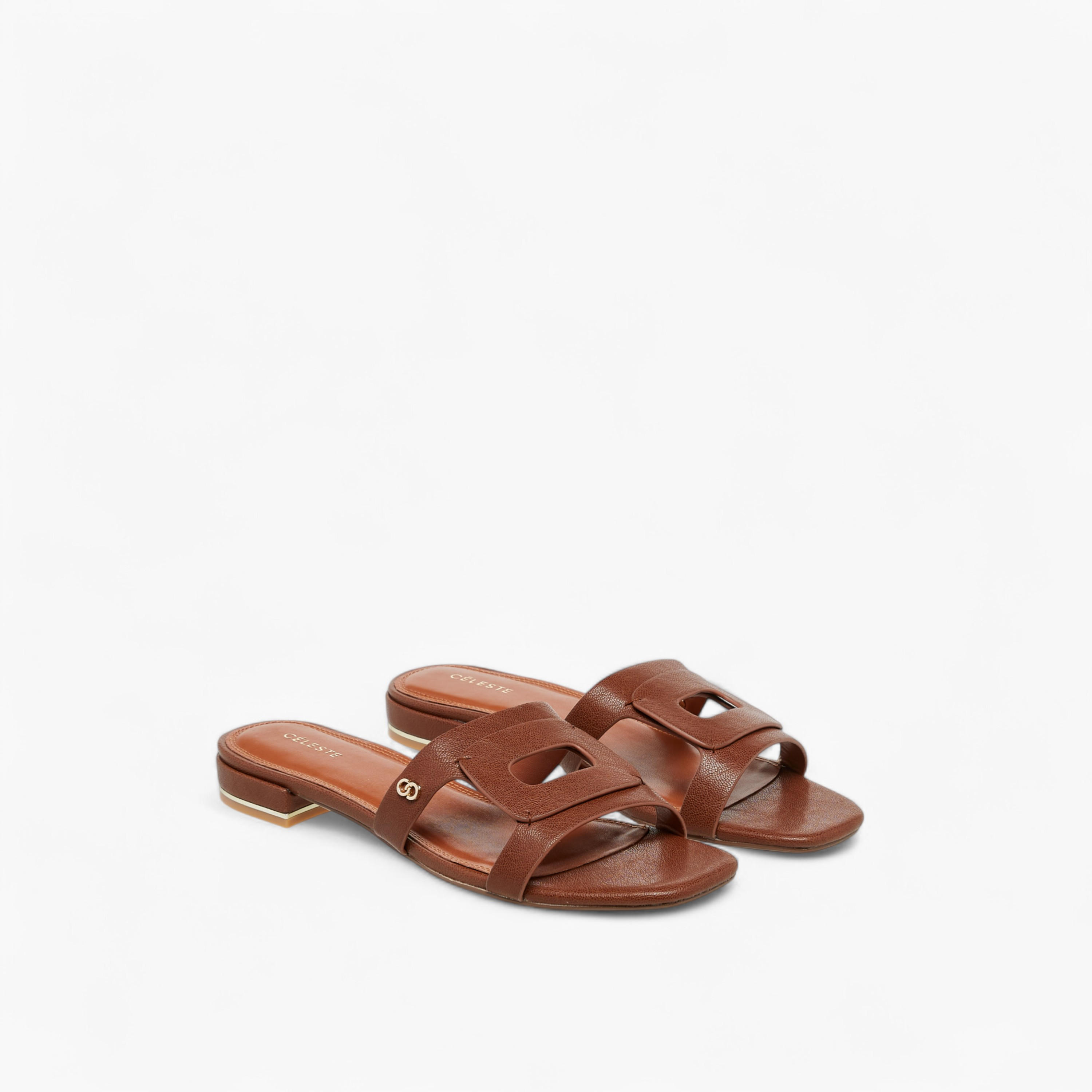 Celeste Women's Cutout Slip-On Sandals-women-shoes-flats-sandals-image-1