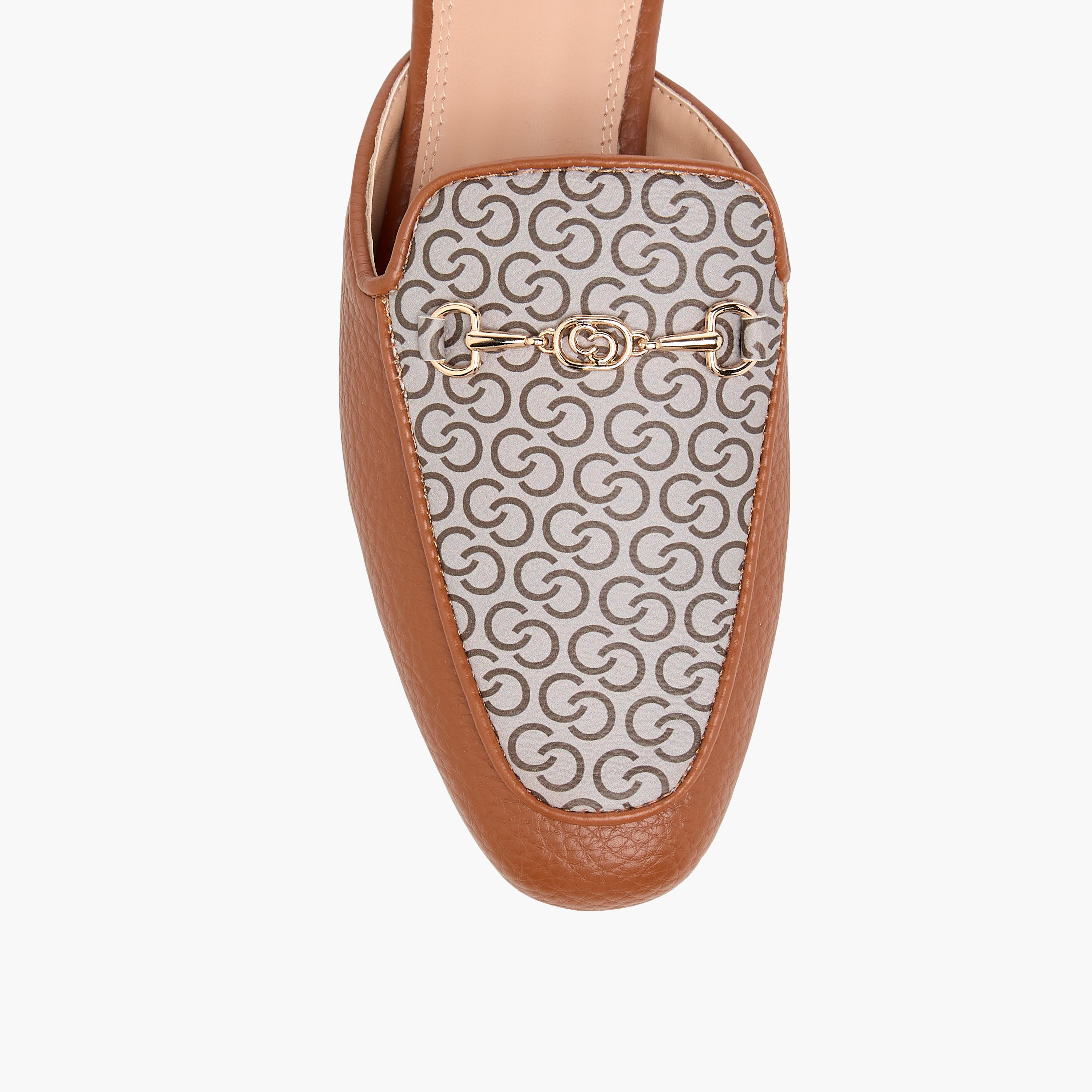 Celeste Women's Monogram Print Slip-On Mules-women-shoes-flats-mules-image-4