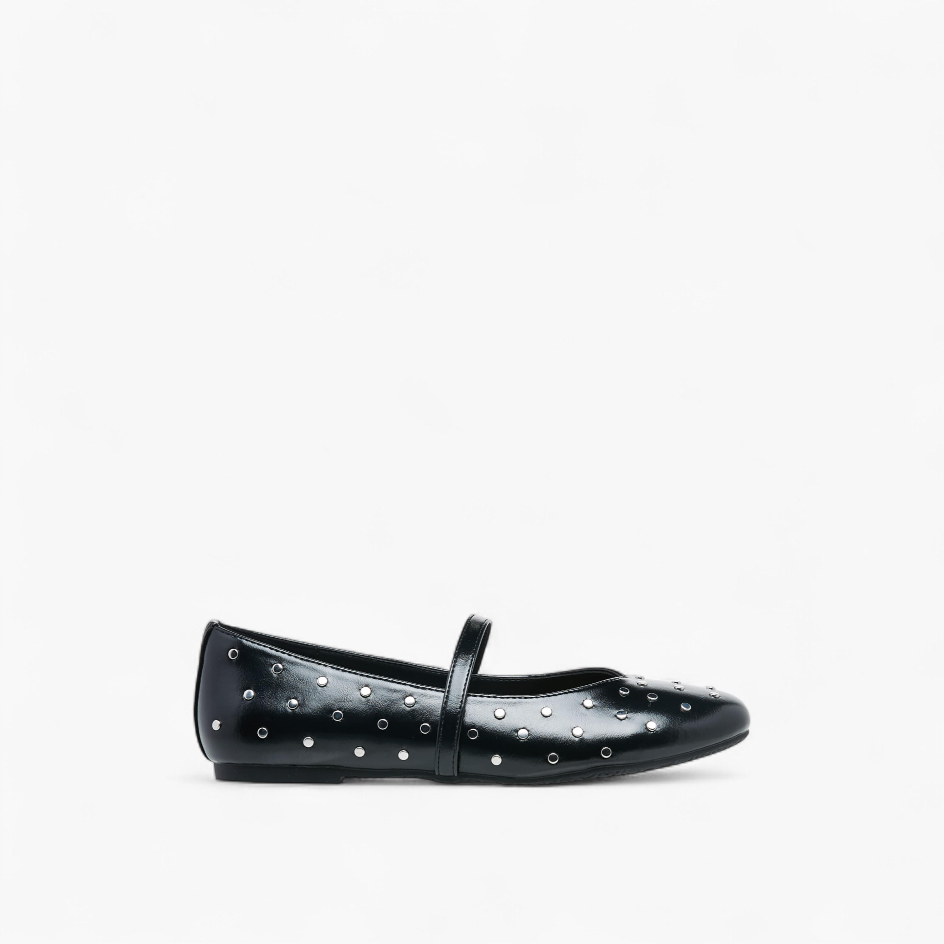 Celeste Women's Studded Ballerina Shoes with Ankle Strap-women-shoes-ballerinas-image-3