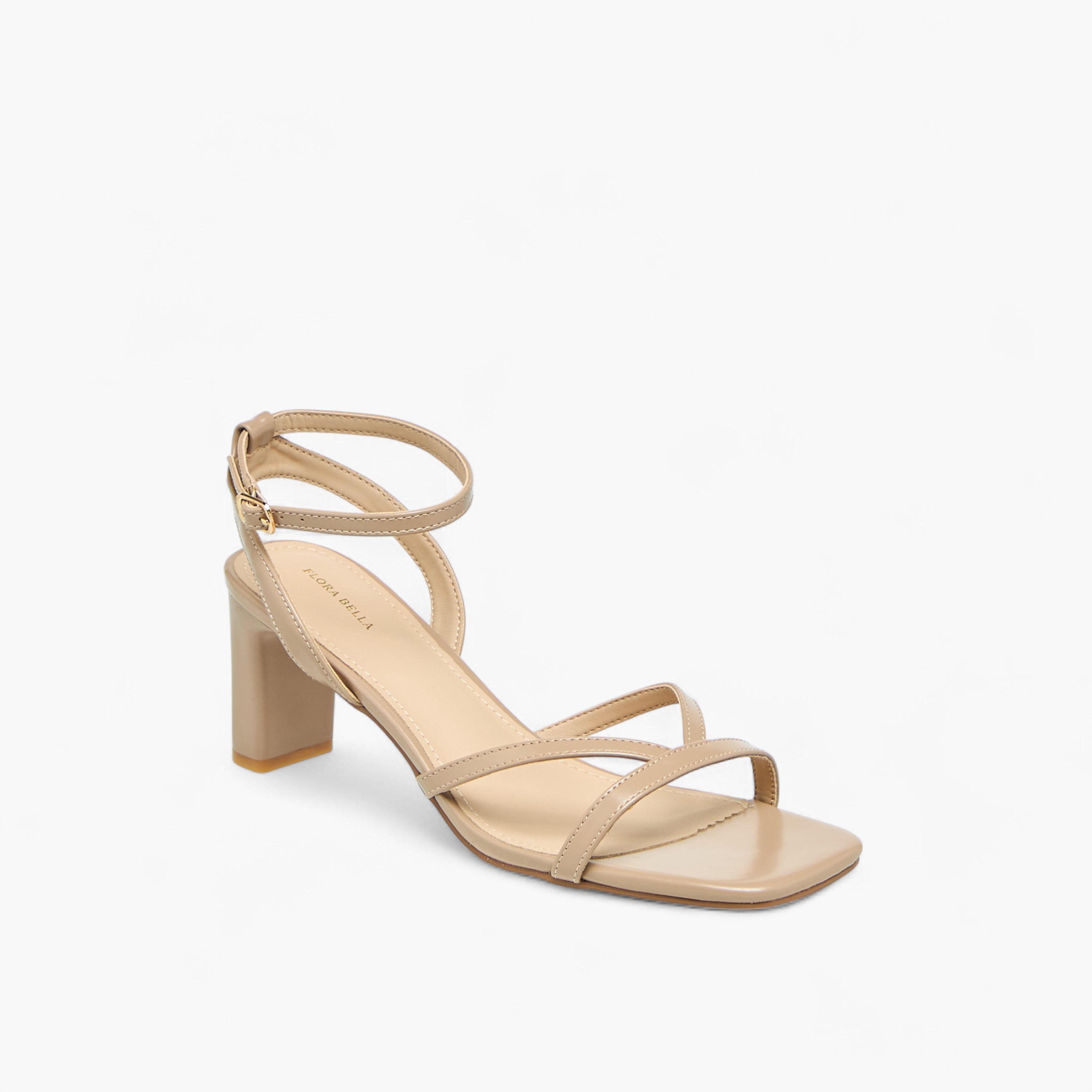 صندل بحزام كاحل وكعب سميك وإبزيم إغلاق من فلورا بيلا-women-shoes-sandals-heeled-image-2