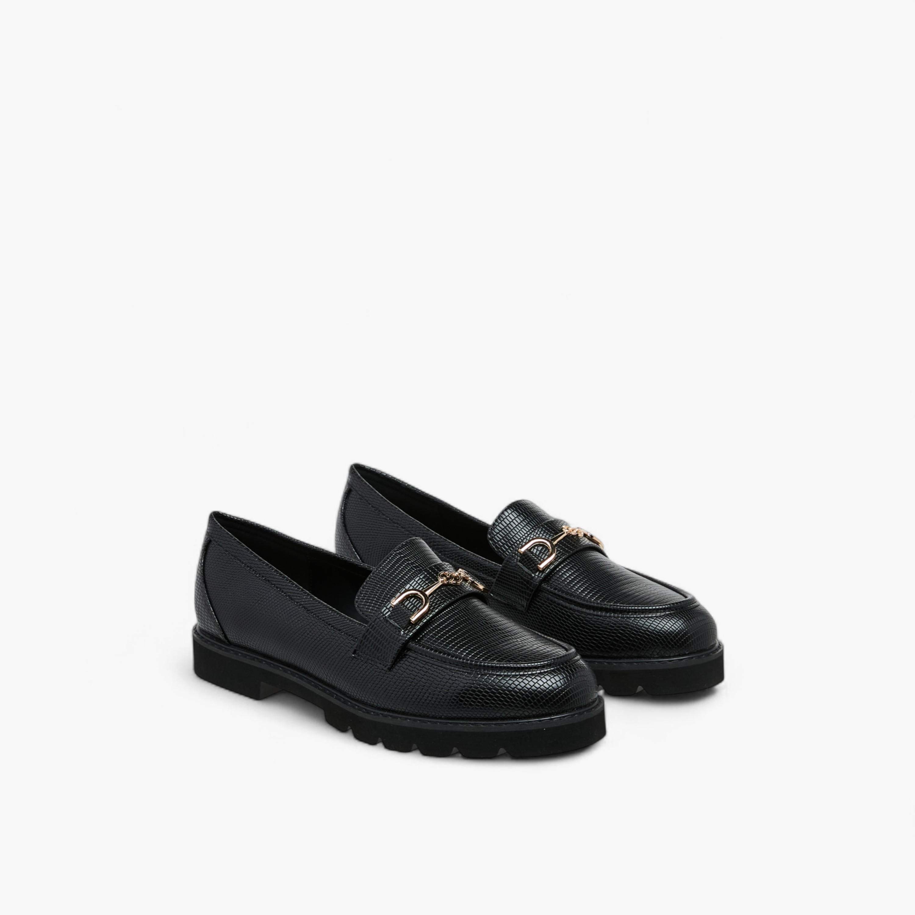 Celeste Women's Metal Accent Slip-On Loafers-women-shoes-loafersandmoccasins-image-1