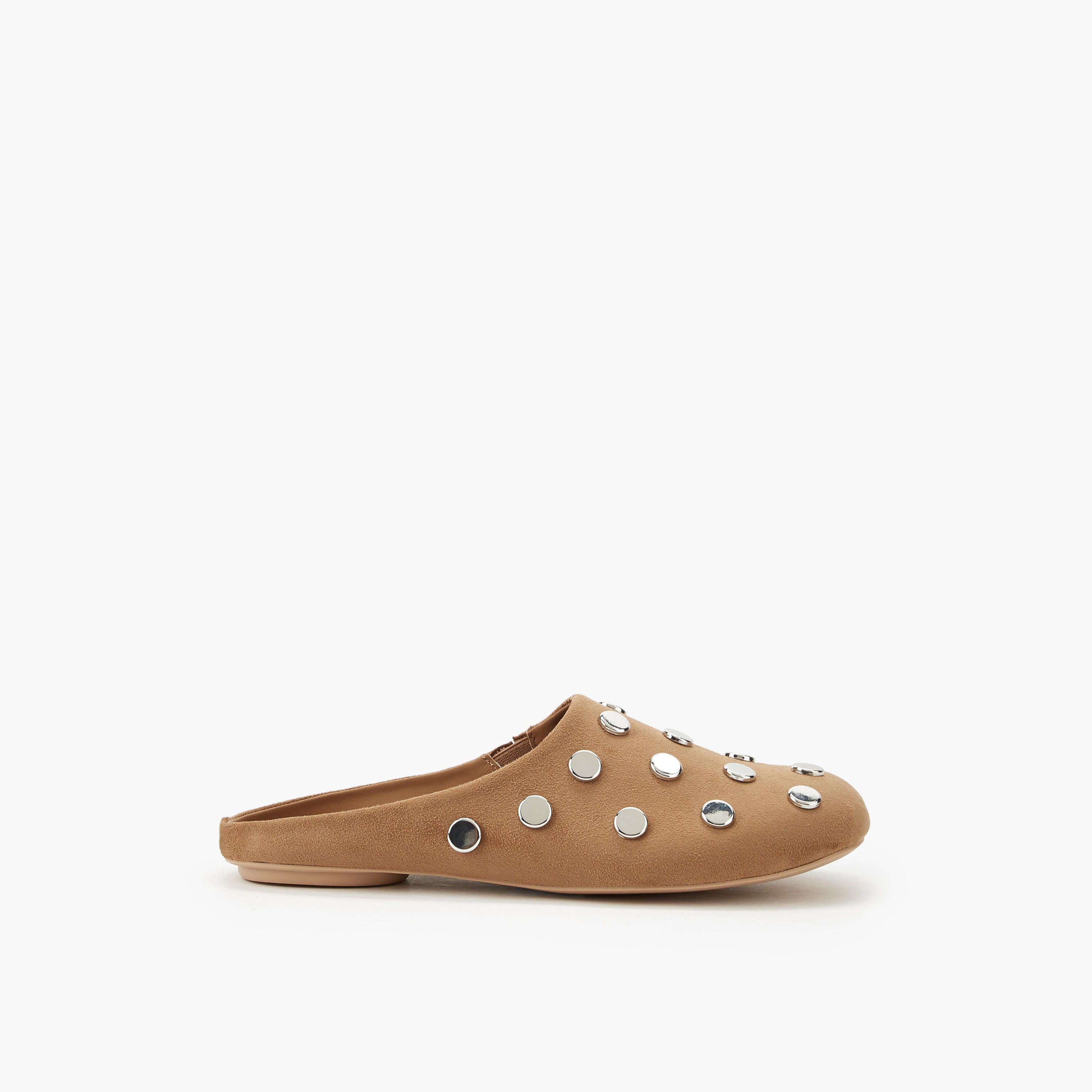 Celeste Women Studded Slip-On Mules-women-shoes-flats-mules-image-3