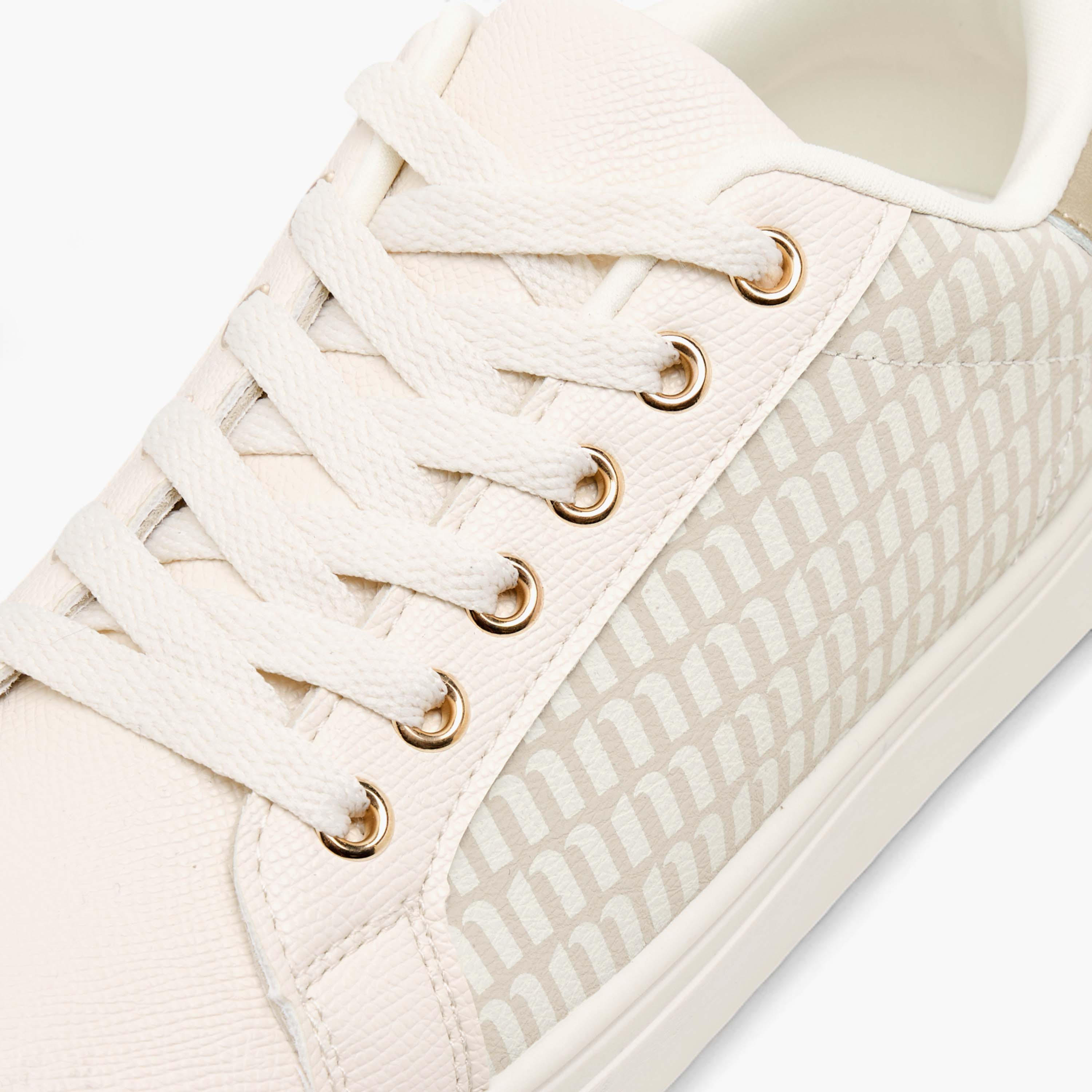 Missy Monogram Print Sneakers with Lace-Up Closure-women-shoes-sneakers-image-4