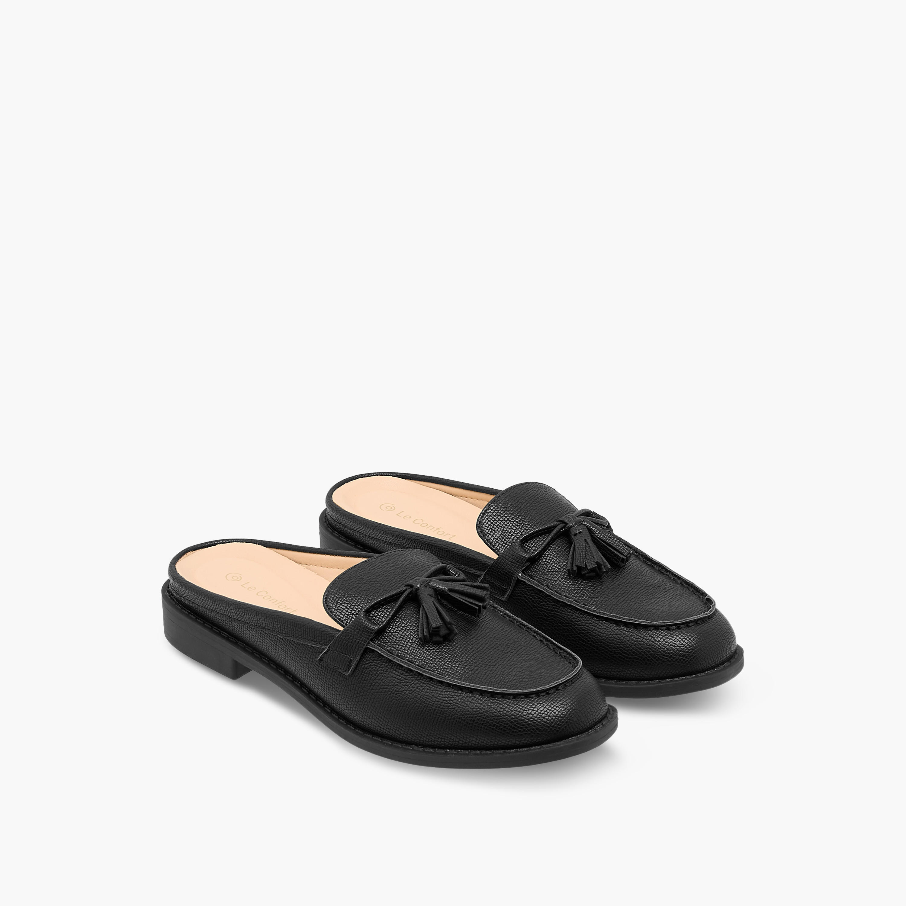 Le Confort Women Tassel Detail Mules-women-shoes-flats-mules-image-1