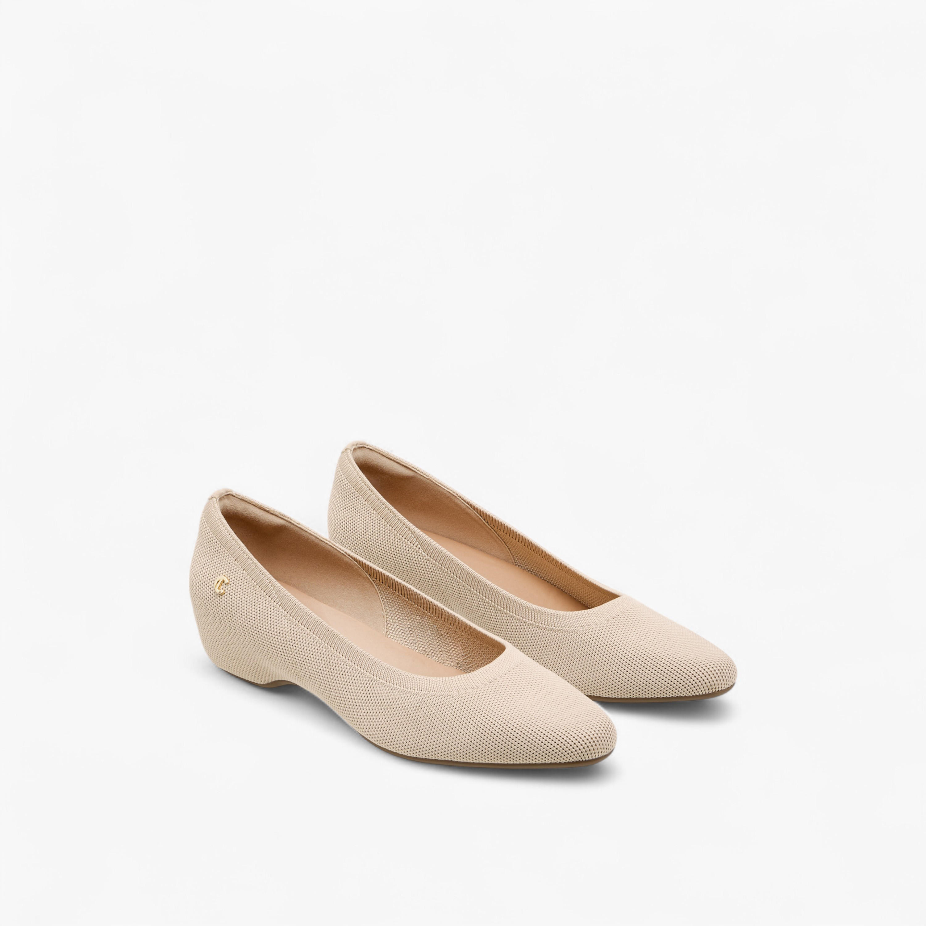 Le Confort Textured Ballerina Shoes-women-shoes-ballerinas-image-1