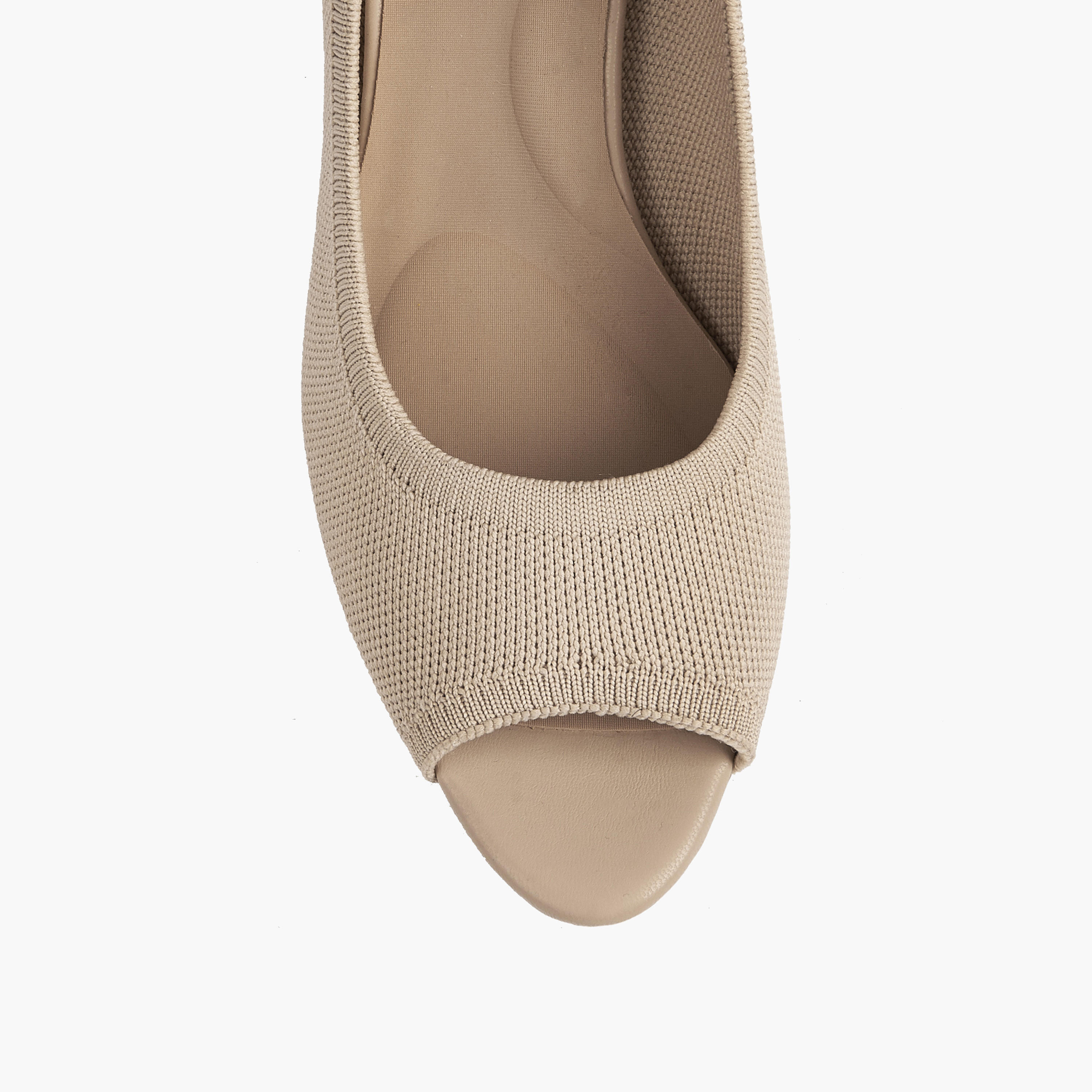 Le Confort Textured Slip-On Comfort Shoes with Wedge Heels-women-shoes-heels-image-5